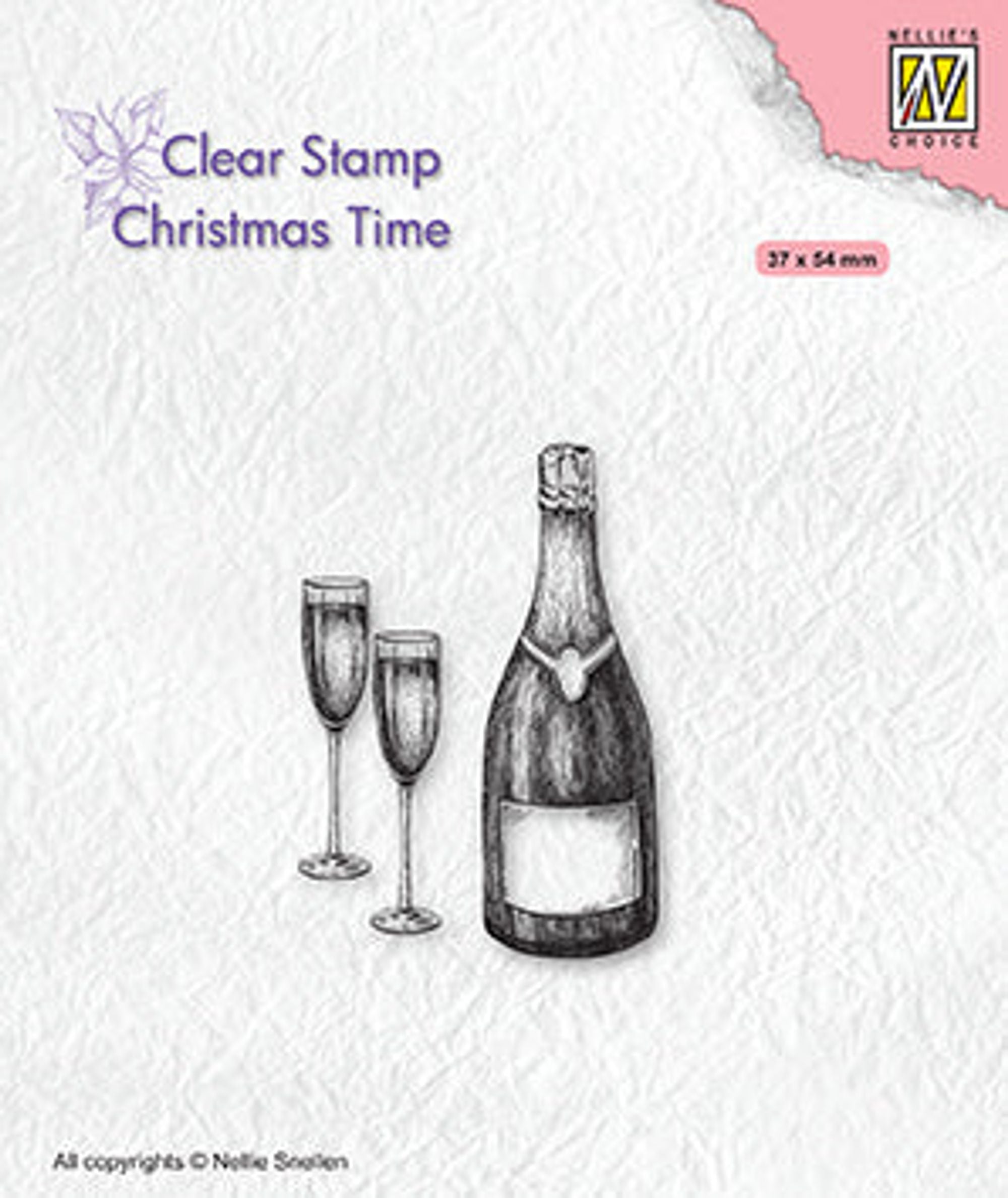 Christmas Time Clear Stamp Happy New Year