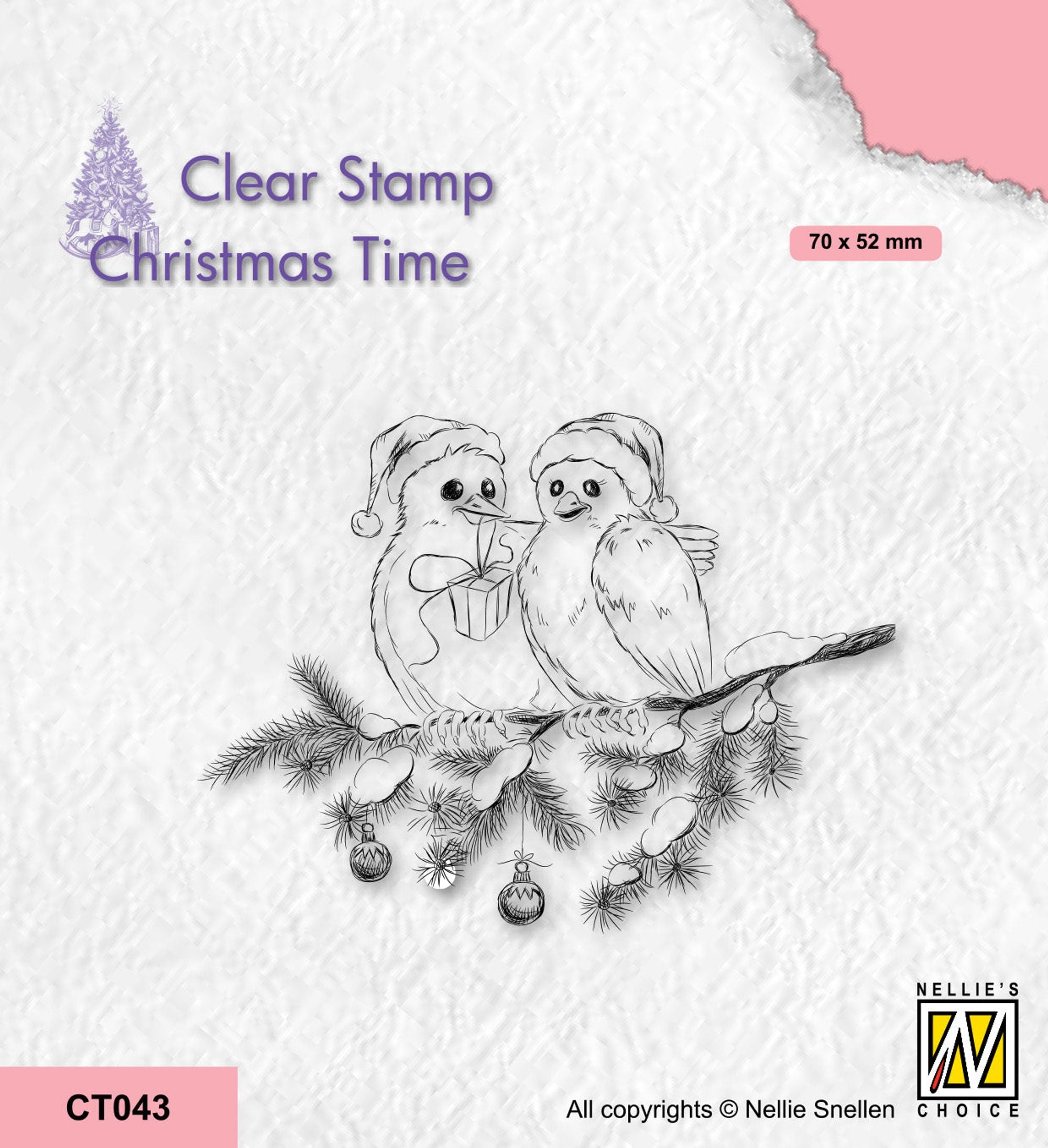 Nellie's Choice Clear Stamp Christmas Time - Celebrating Christmas