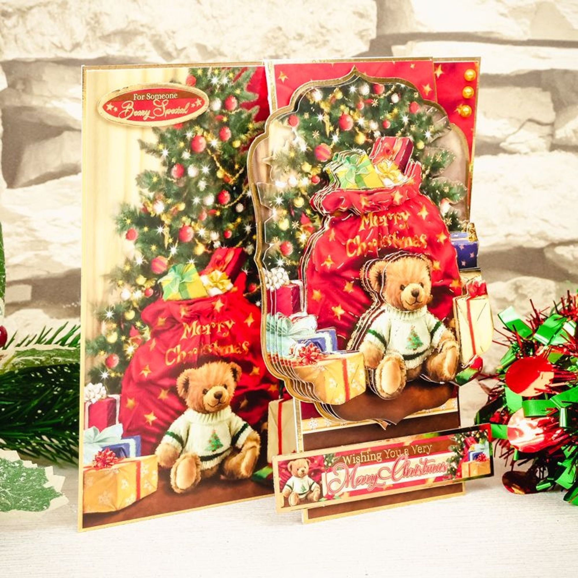 Christmas Wishes Deco-Large Set - A Beary Merry Christmas