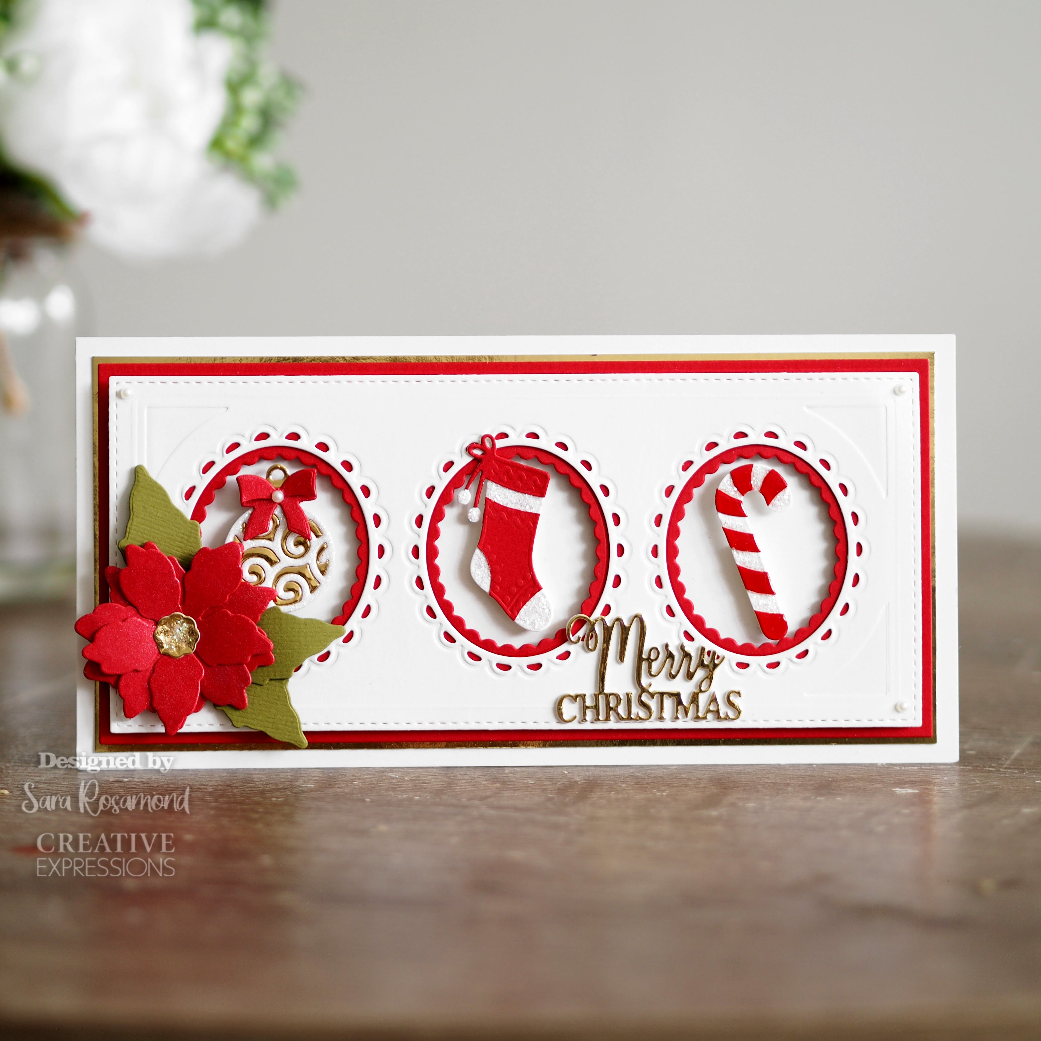 Creative Expressions Sue Wilson Mini Expressions Merry Christmas Craft Die