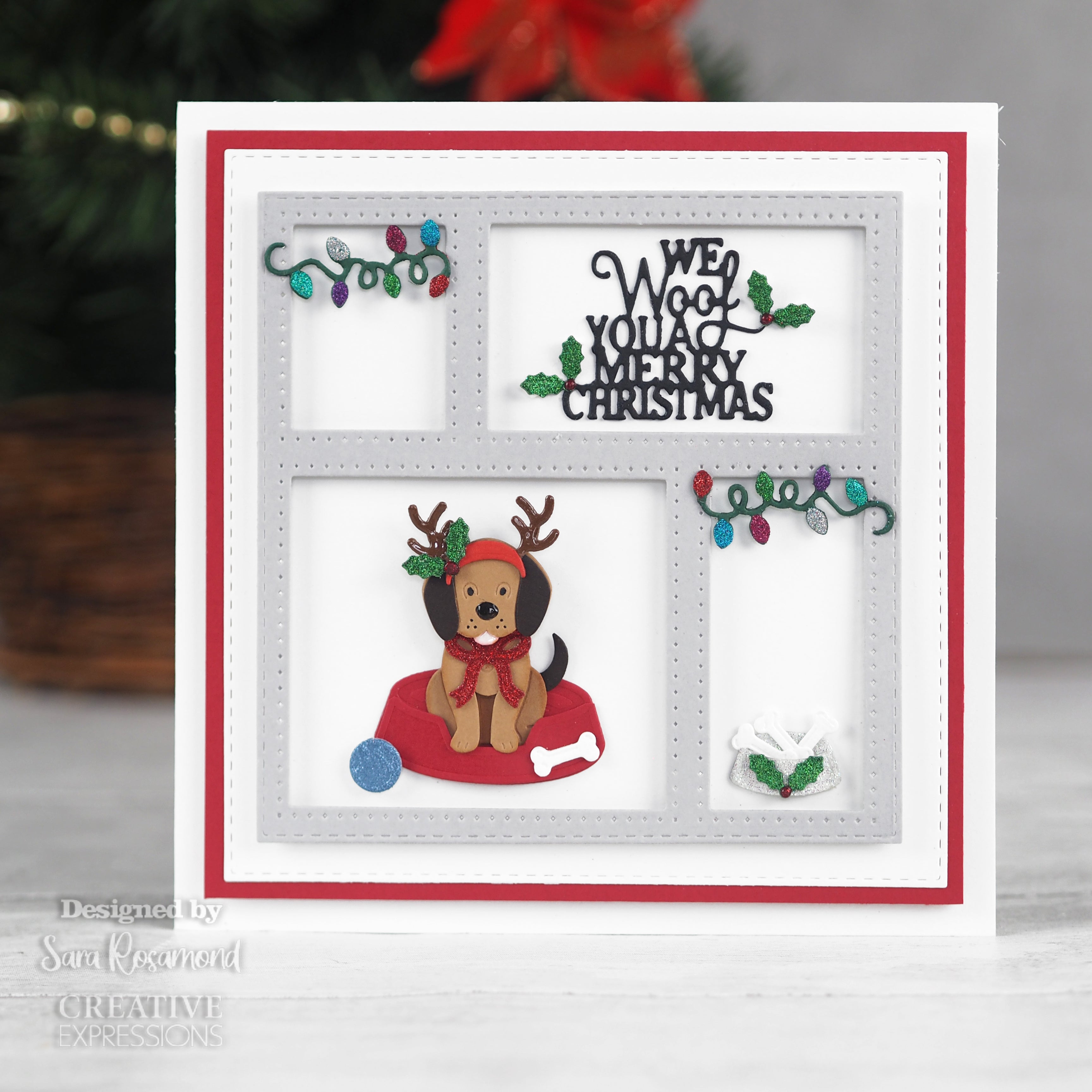 Creative Expressions Sue Wilson Santa Paws Craft Die