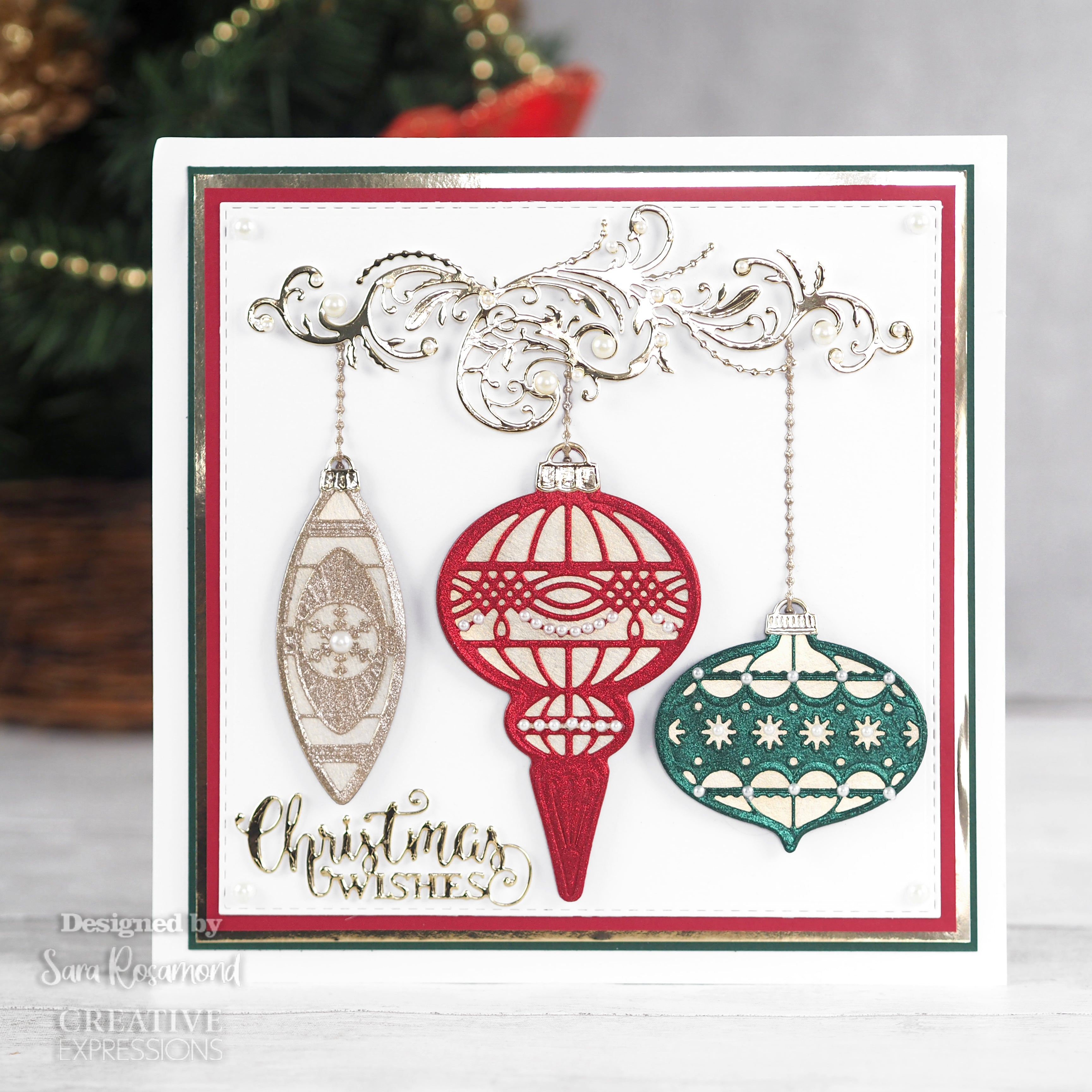 Creative Expressions Sue Wilson Snowflake Baubles