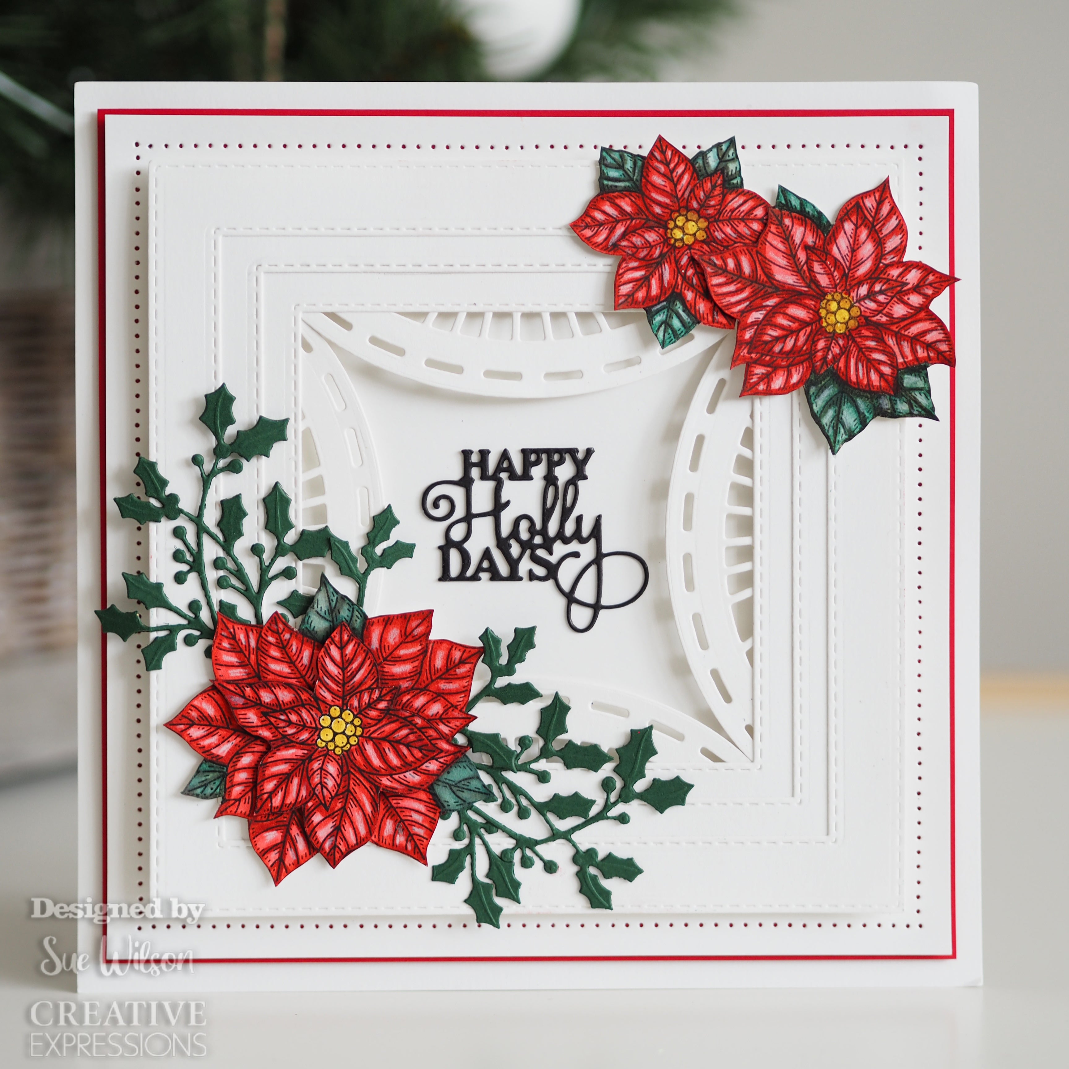Creative Expressions Sue Wilson Mini Expressions Happy Holly Days