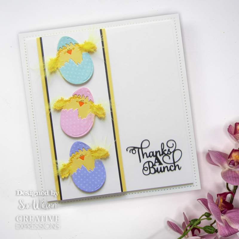 Creative Expressions Sue Wilson Mini Expressions Thanks A Bunch Craft Die