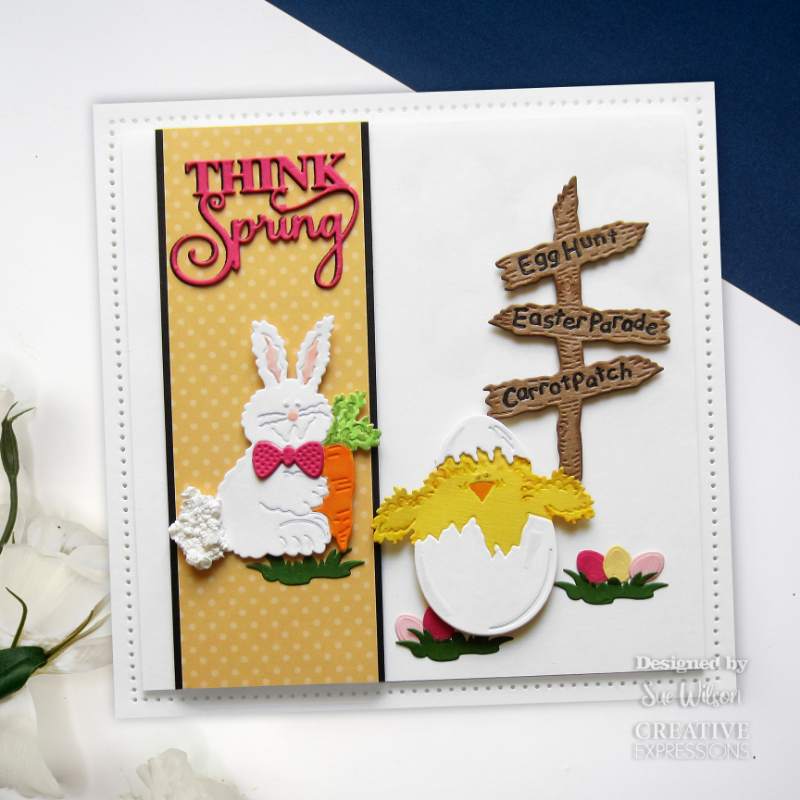 Creative Expressions Sue Wilson Necessities Easter Bunny Craft Die