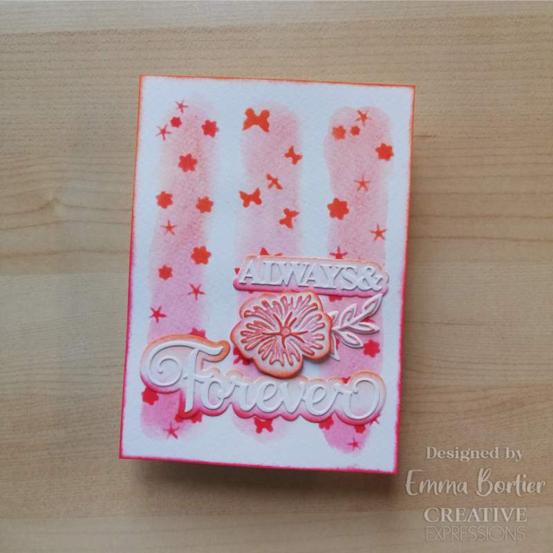 Creative Expressions Breezy Blooms Washi Strip Layering Stencil