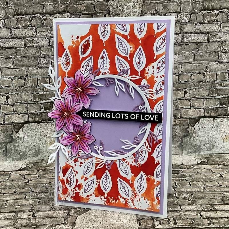 Creative Expressions Helen Colebrook Beautiful Bouquet 6 in x 4 in Clear Stamp Set