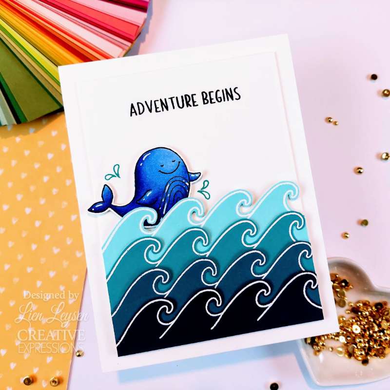 Creative Expressions Jane's Doodles Special Delivery 6 in x 8 in Clear Stamp Set