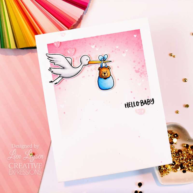 Creative Expressions Jane's Doodles Special Delivery 6 in x 8 in Clear Stamp Set