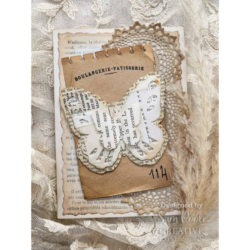 Creative Expressions Sam Poole Shabby Basics Layered Ripped Papers Craft Die