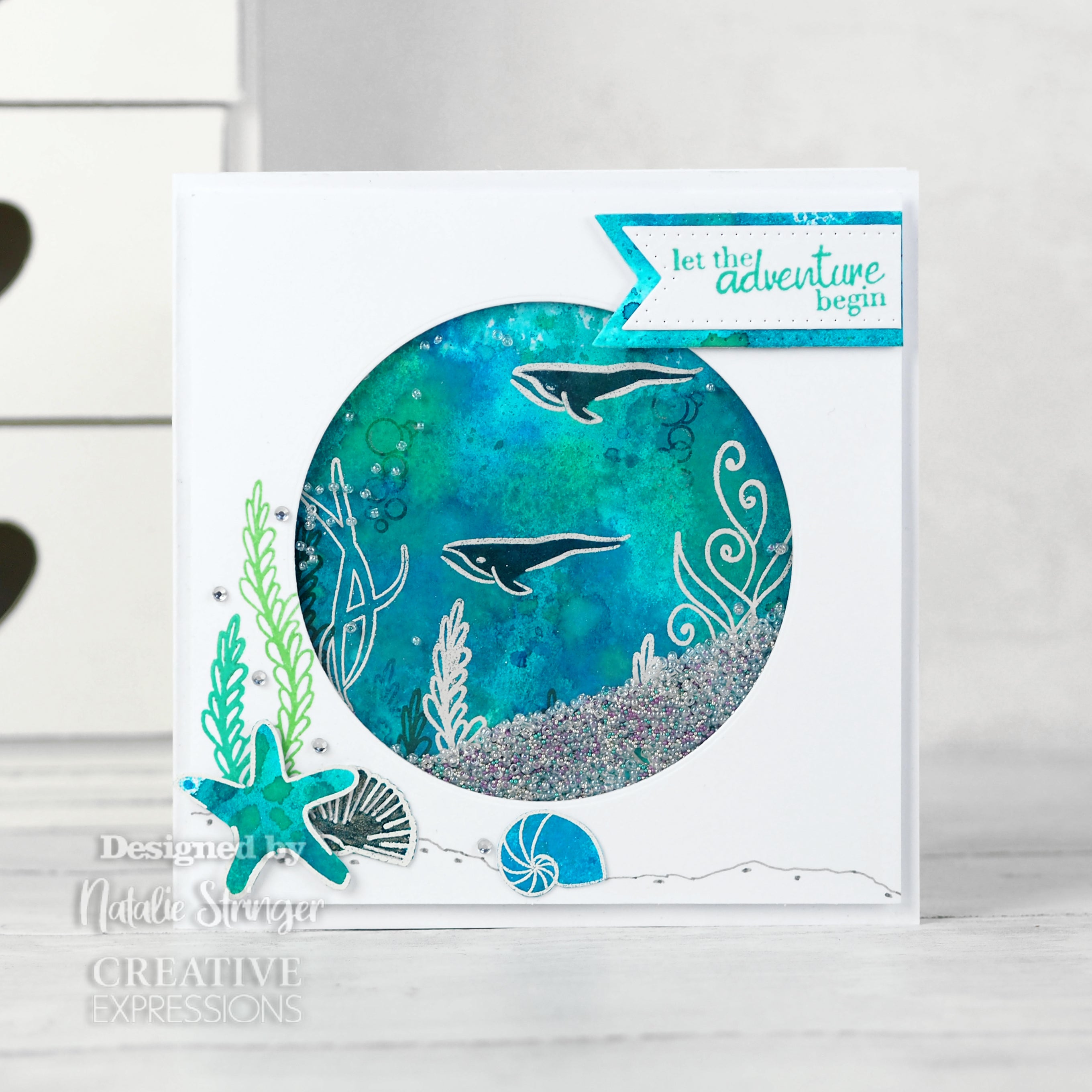 Creative Expressions Bonnita Moaby Embrace Adventure A5 Clear Stamp Set