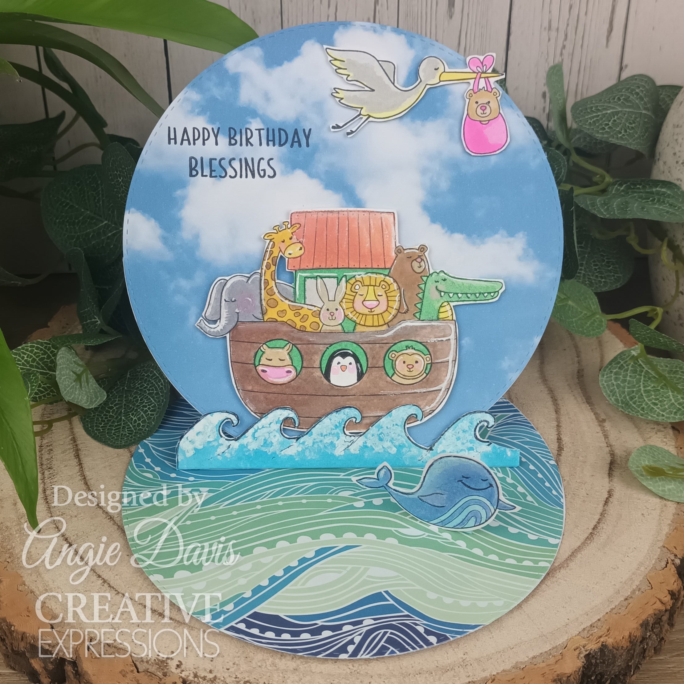 Creative Expressions Jane's Doodles Special Delivery 6 in x 8 in Clear Stamp Set