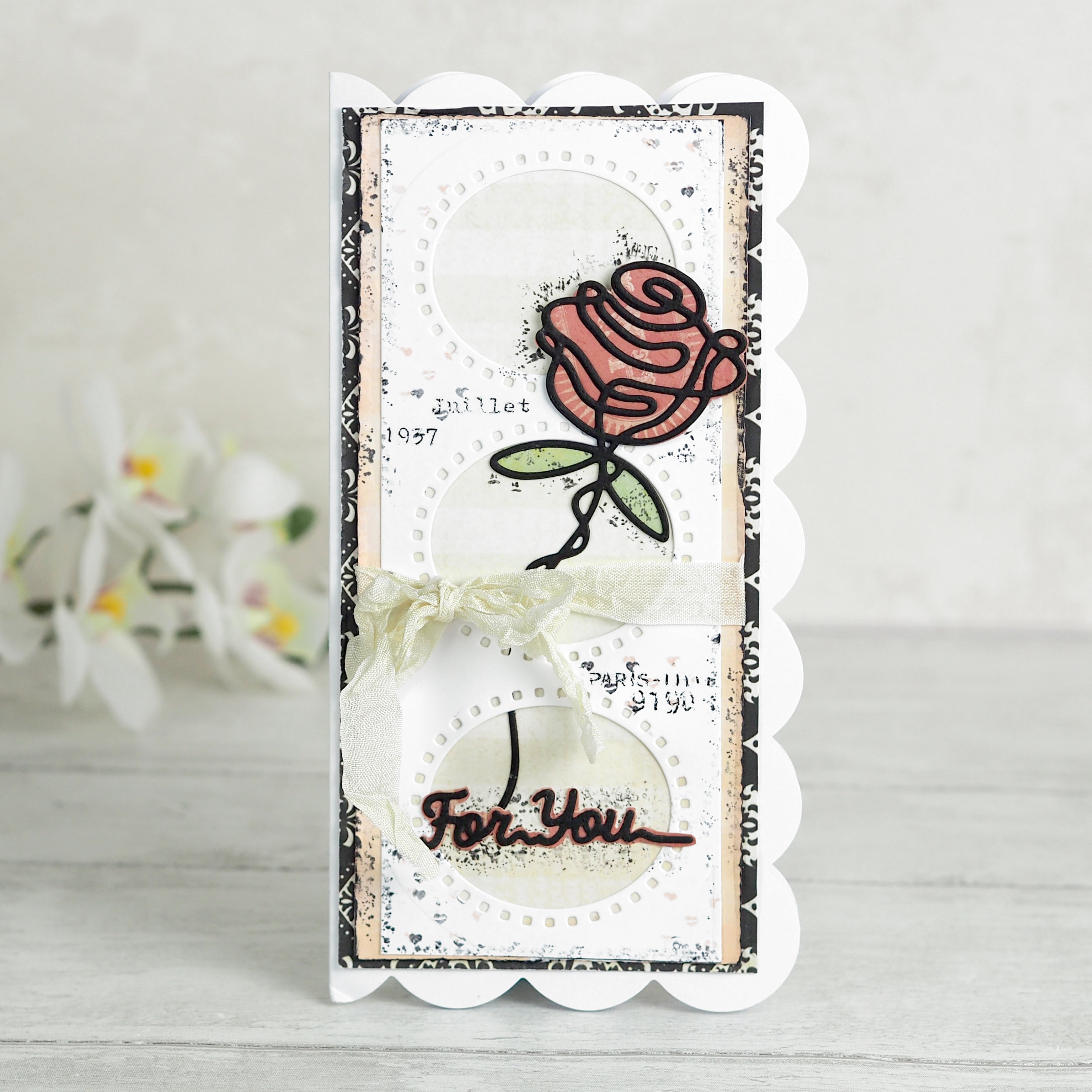 Creative Expressions One-liner Collection Roses Craft Die