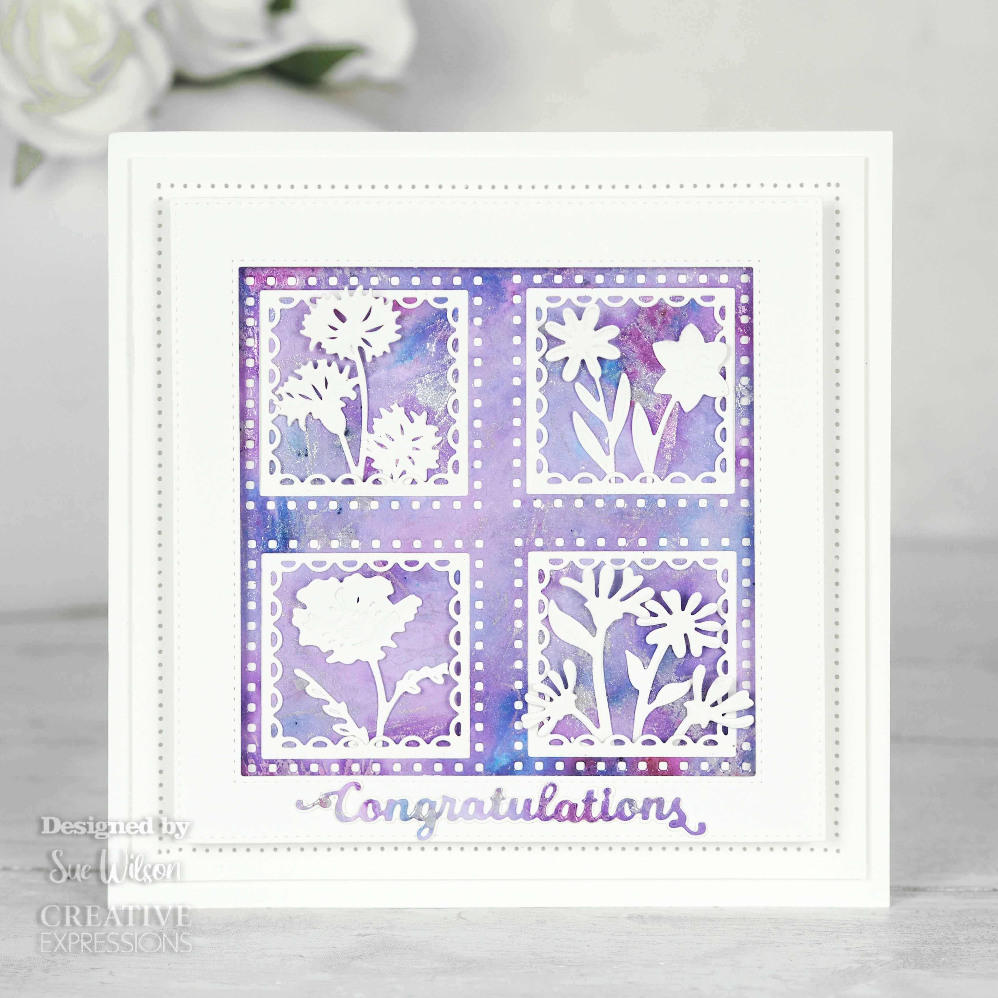 Creative Expressions Sue Wilson Squares Collection Square Aperture Craft Die