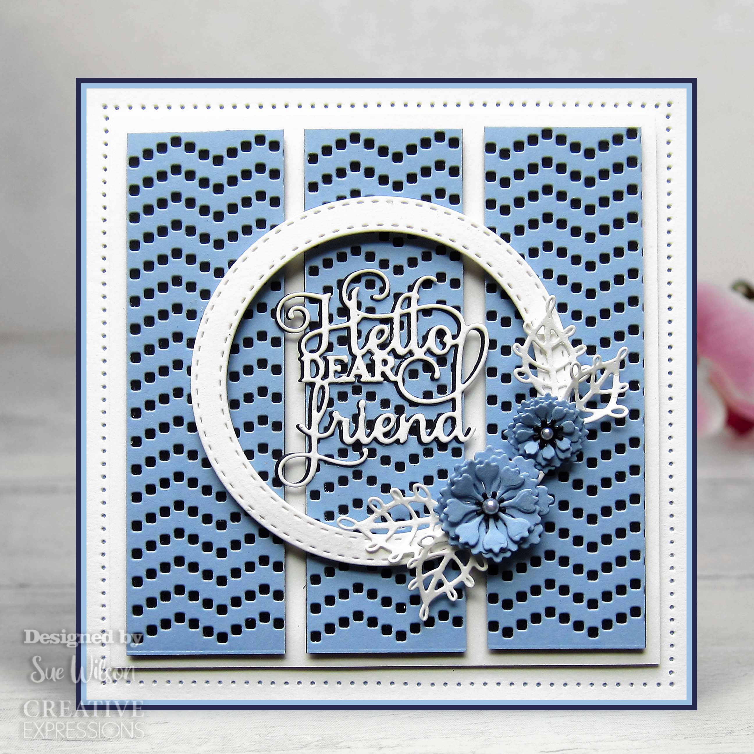 Creative Expressions Sue Wilson Background Collection Ric Rac Ribbon Craft Die