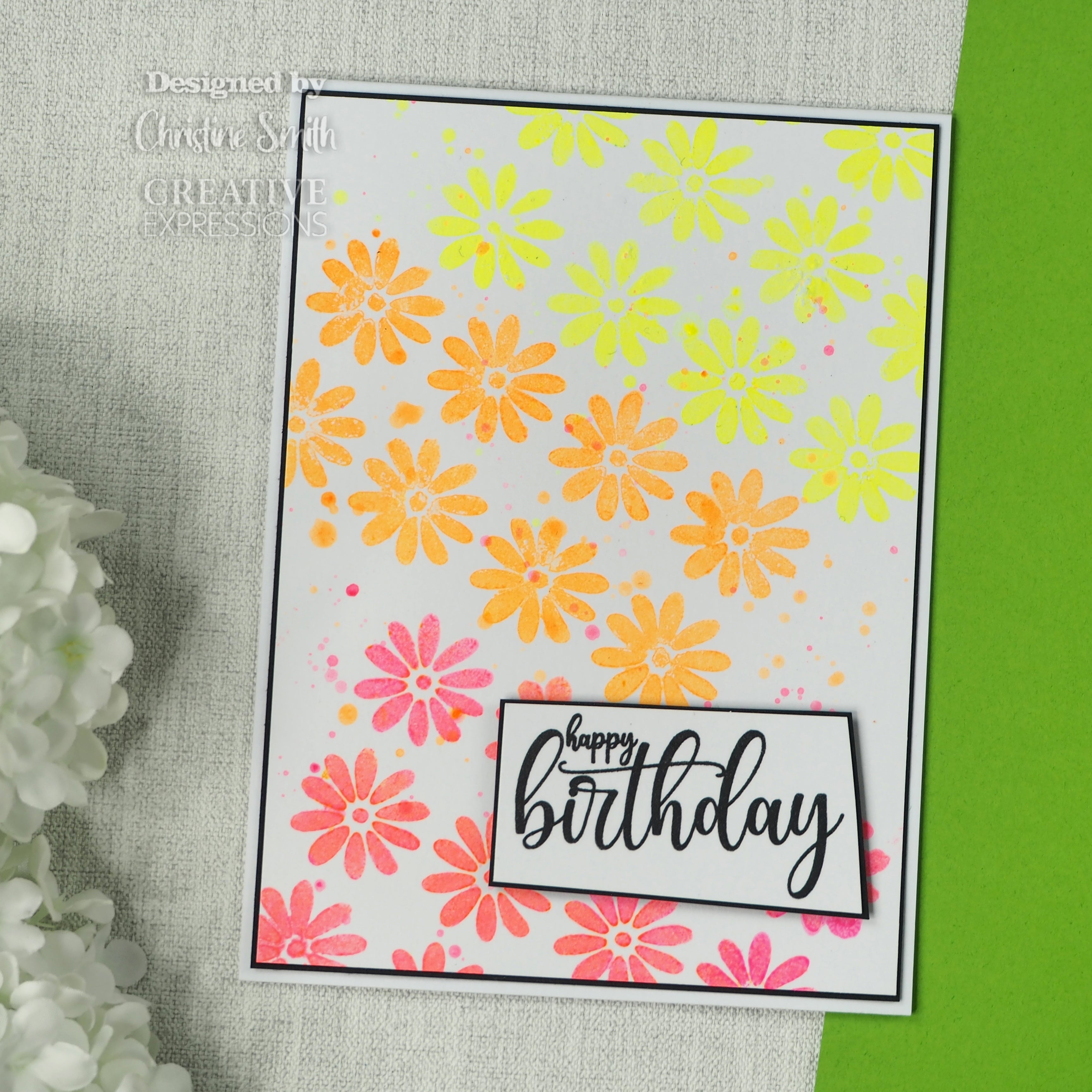 Creative Expressions Mini Stencil Daisy Doo 4 in x 3 in