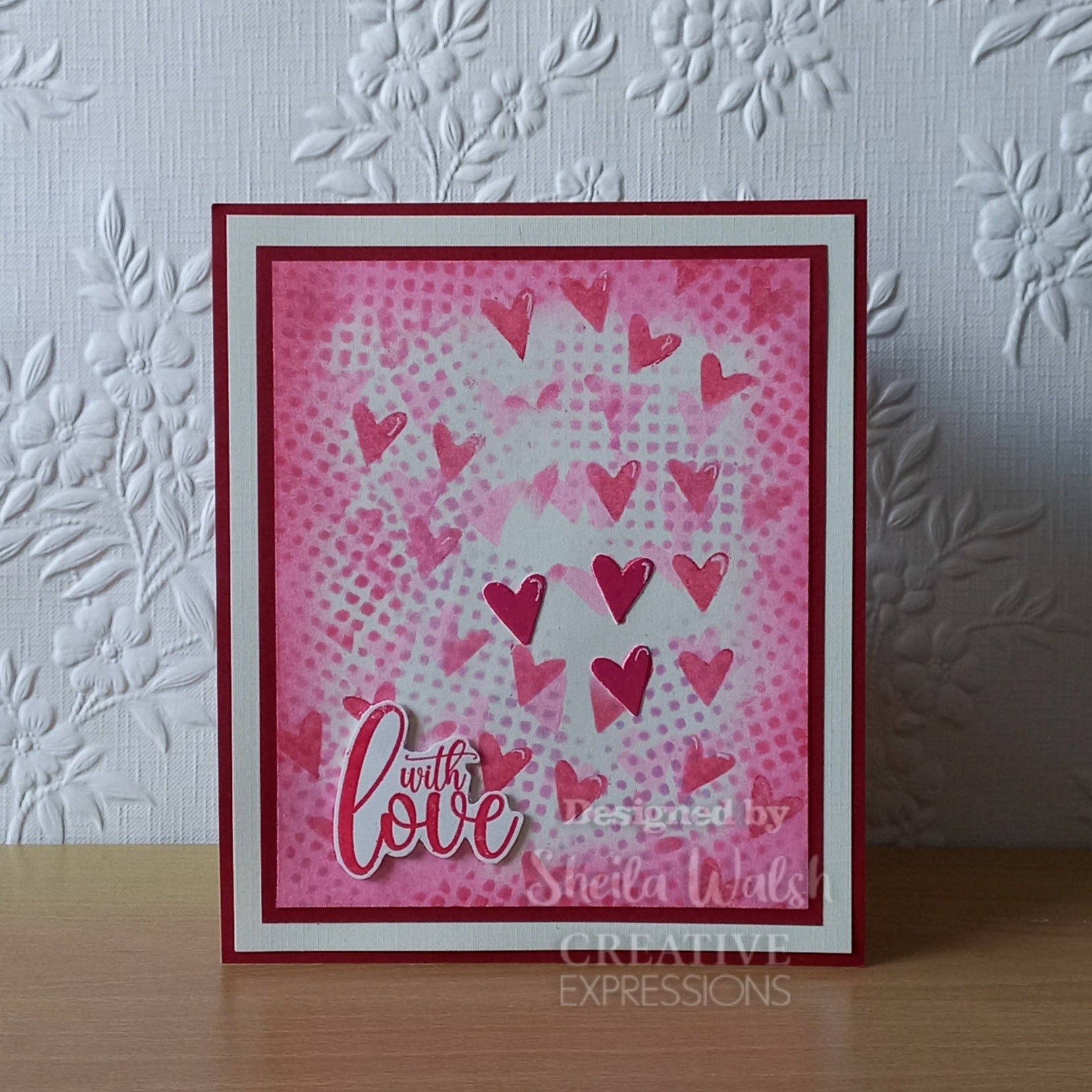 Creative Expressions Mini Stencil You Have My Heart 4 in x 3 in