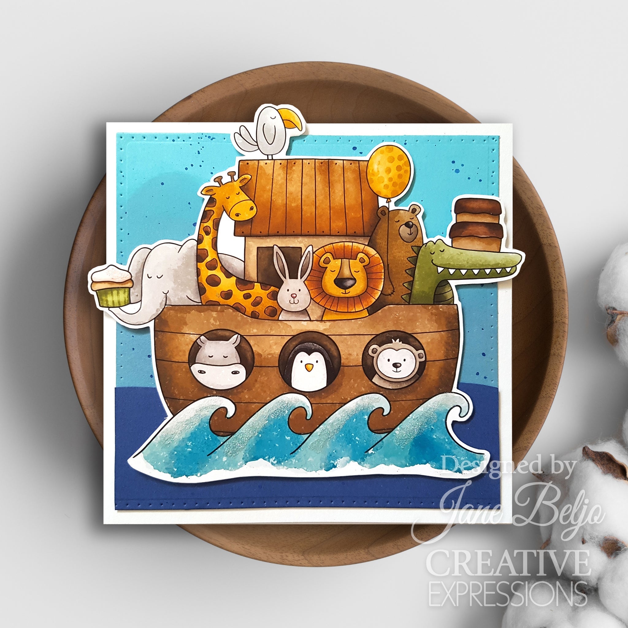 Creative Expressions Jane's Doodles Special Delivery 6 in x 8 in Clear Stamp Set