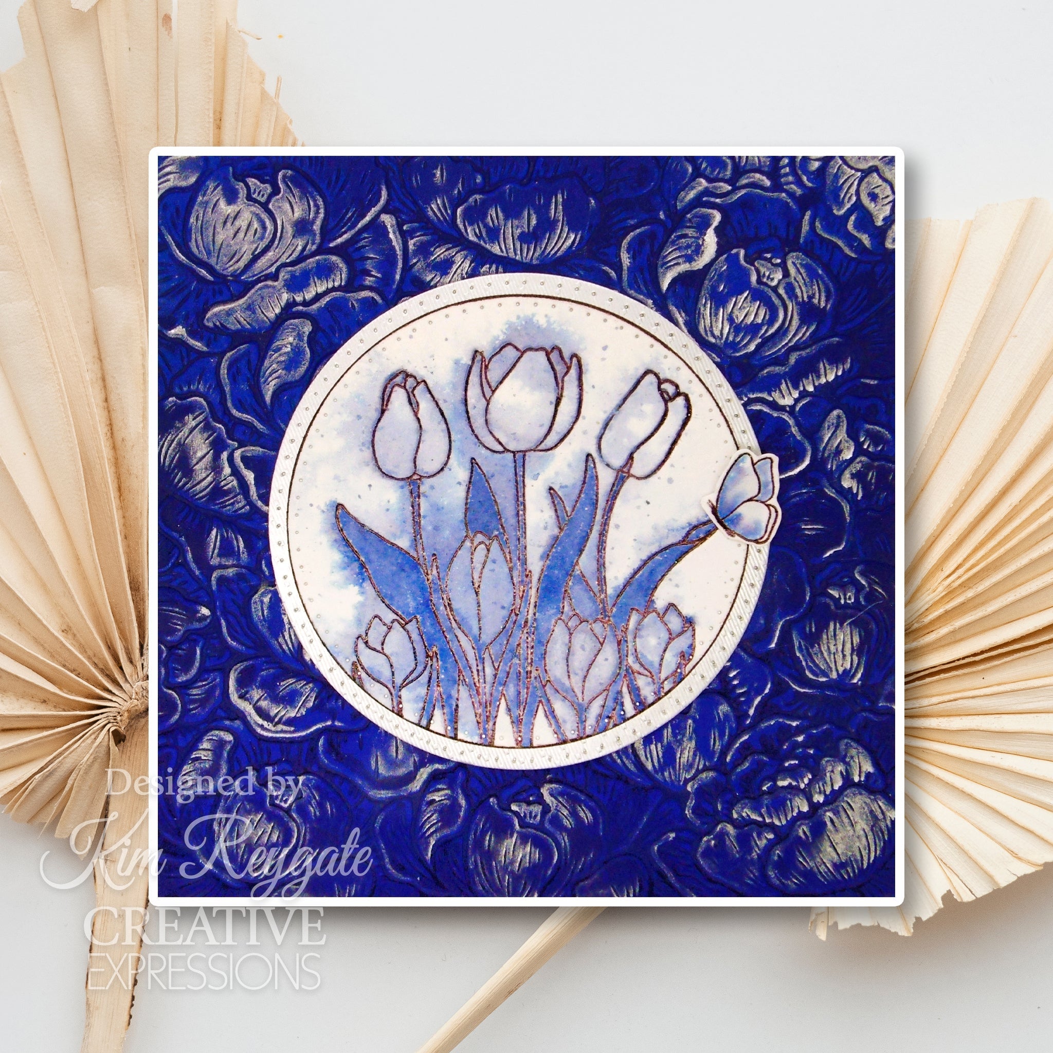 Creative Expressions Jane's Doodles Tulip & Crocus 4 in x 6 in Clear Stamp Set