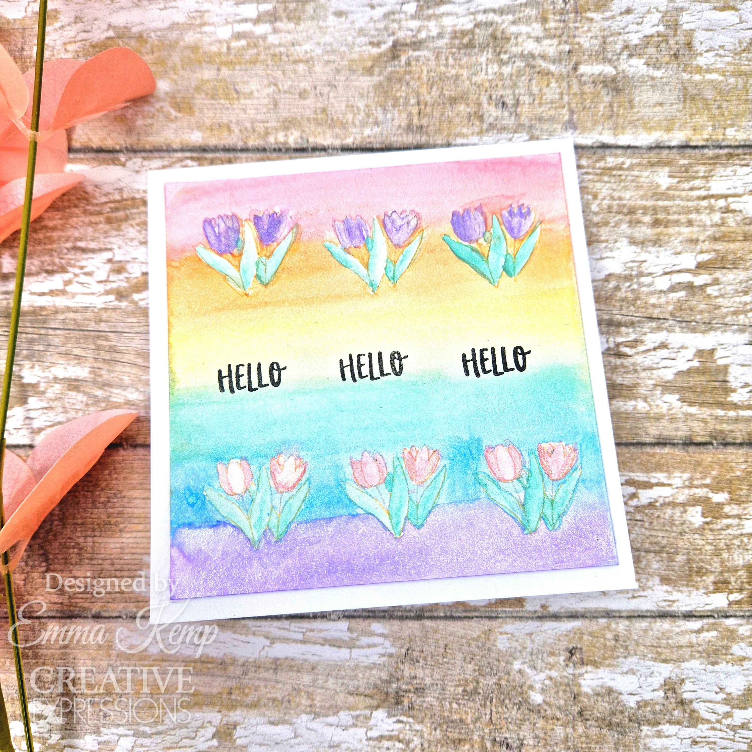 Creative Expressions Jane's Doodles Rain or Shine 4 in x 6 in Clear Stamp Set