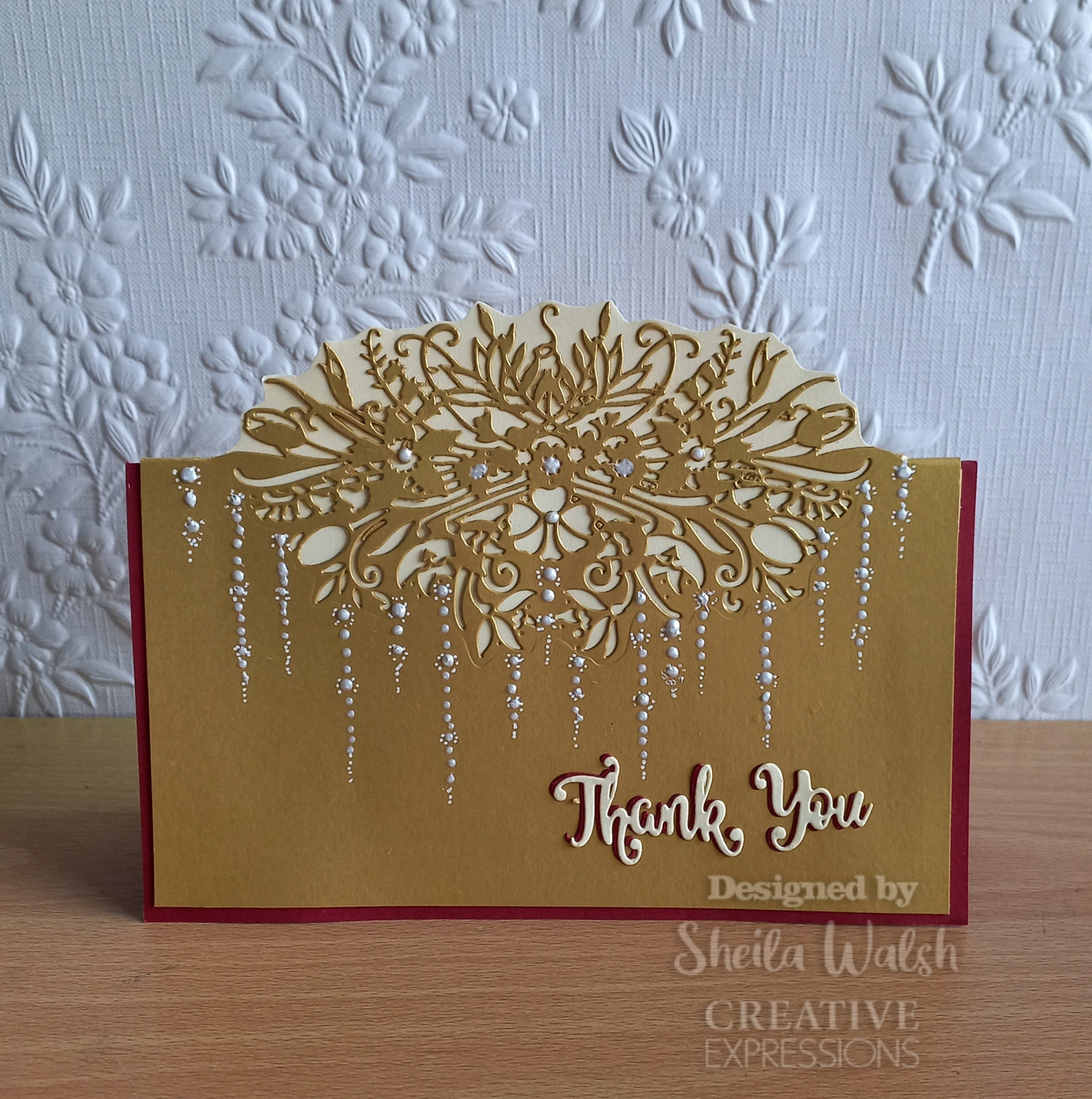 Creative Expressions Paper Cuts Floral Spray Edger Craft Die