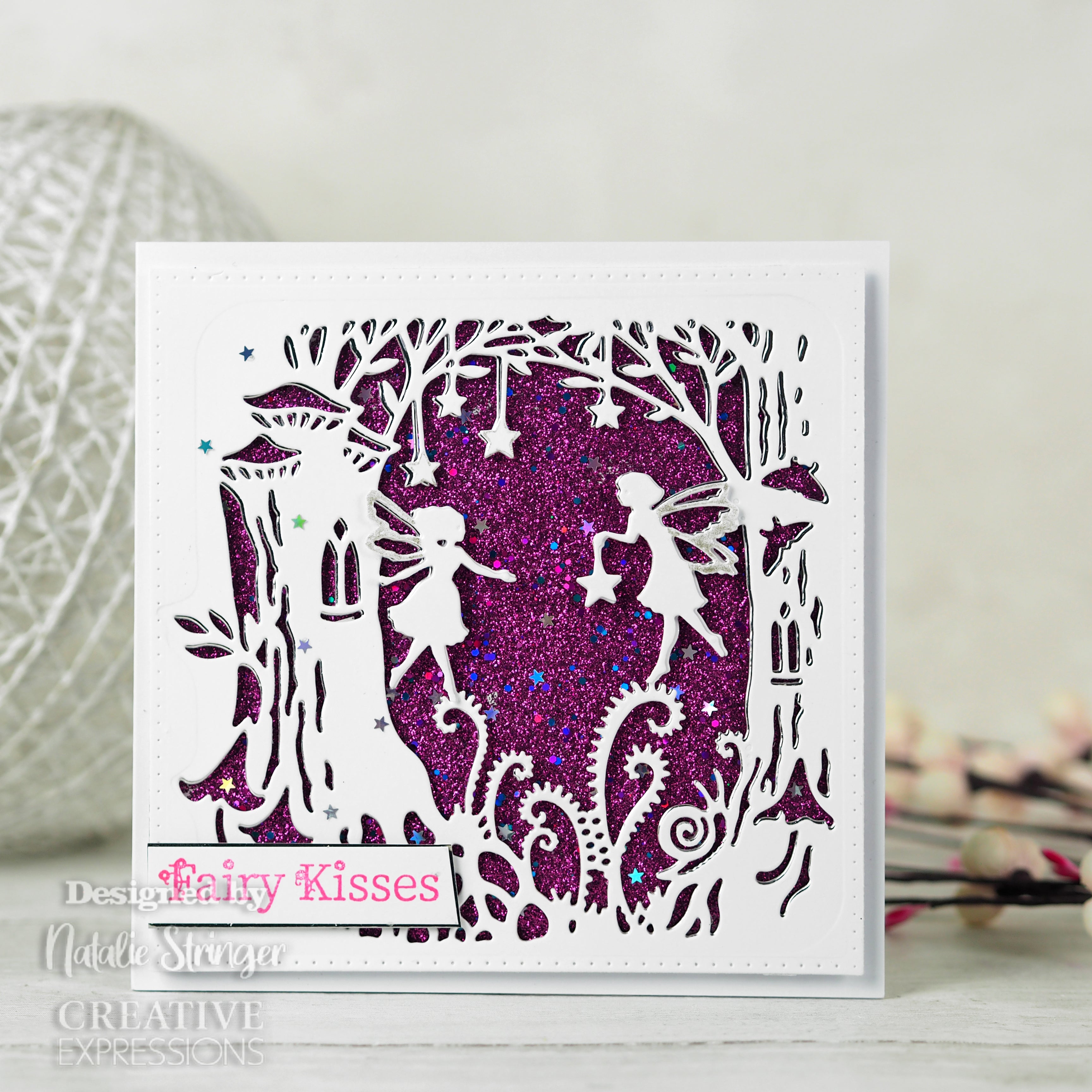 Creative Expressions Fairy Sentiments A5 Clear Stamp Set