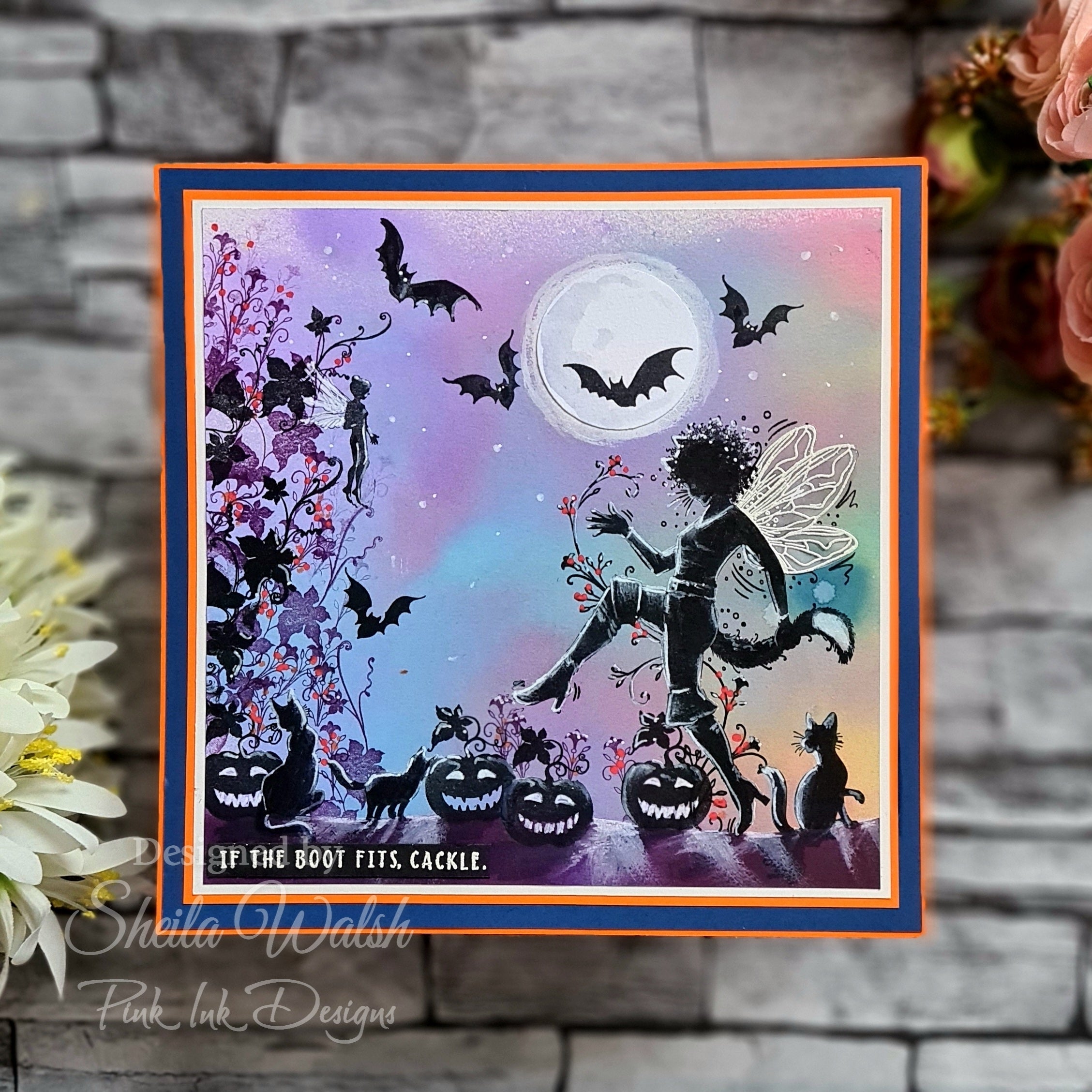 Pink Ink Designs Puss In Boots 6 in x 8 in Clear Stamp Set