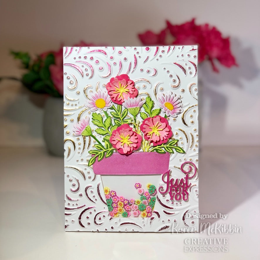 Creative Expressions Sue Wilson Layered Flowers Collection Posy Craft Die