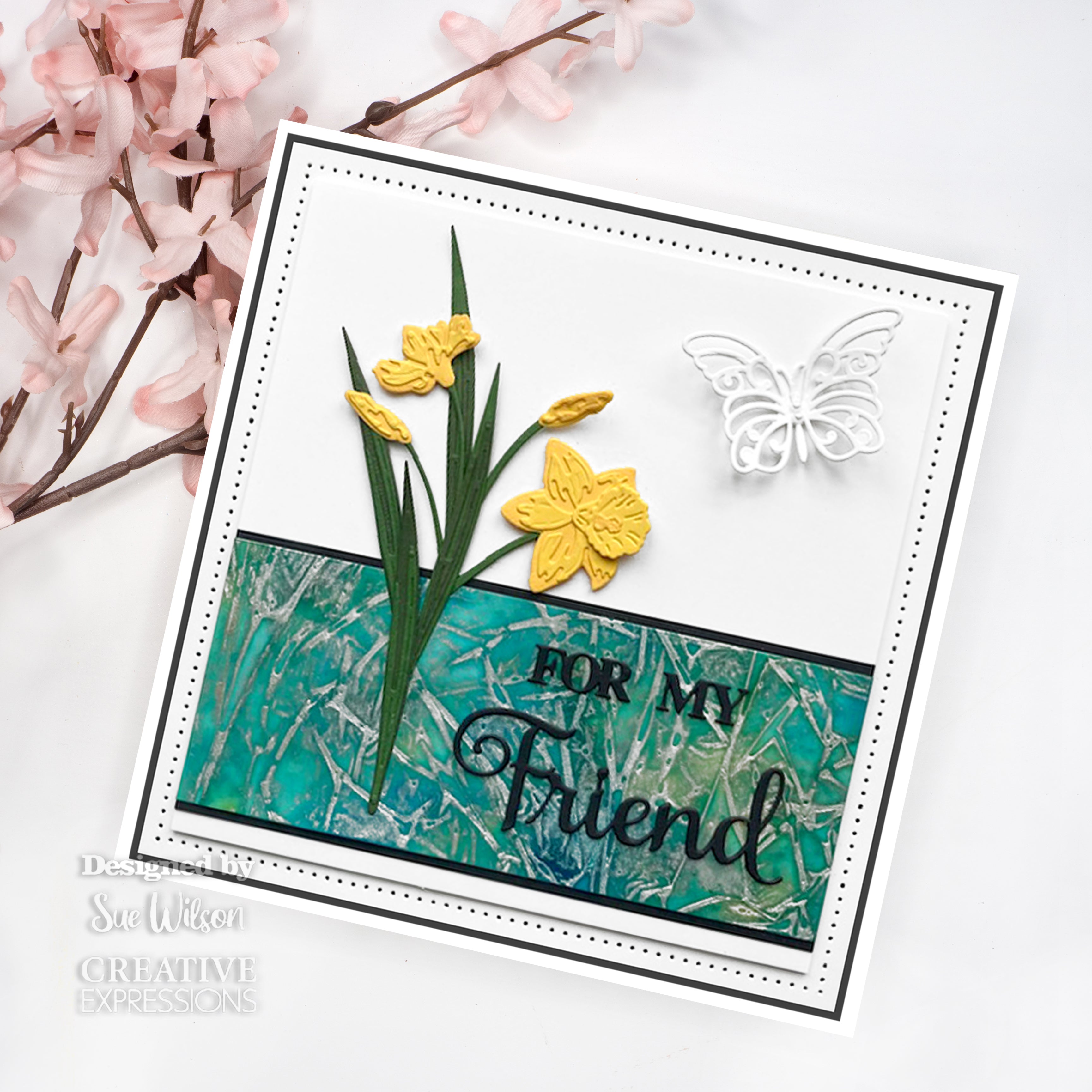 Creative Expressions Sue Wilson Layered Flowers Collection Daffodil Craft Die