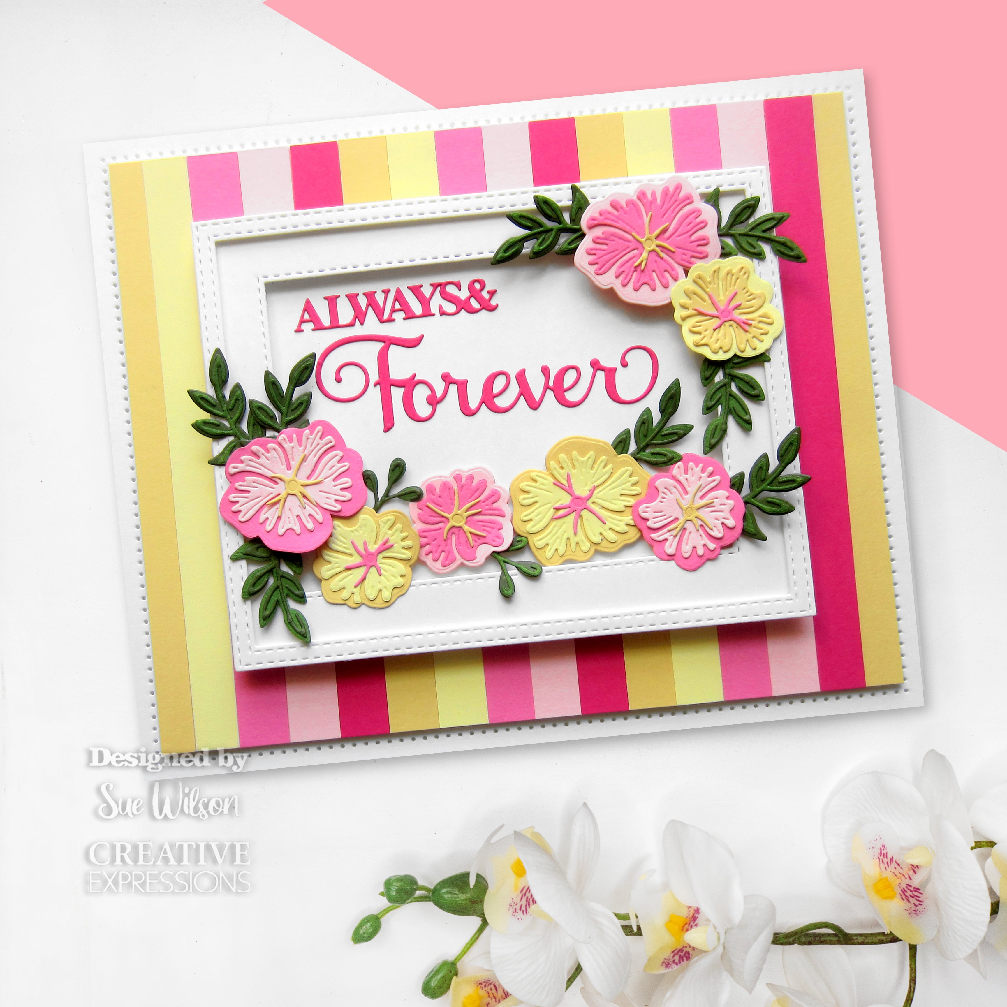 Creative Expressions Sue Wilson Layered Flowers Collection Posy Craft Die