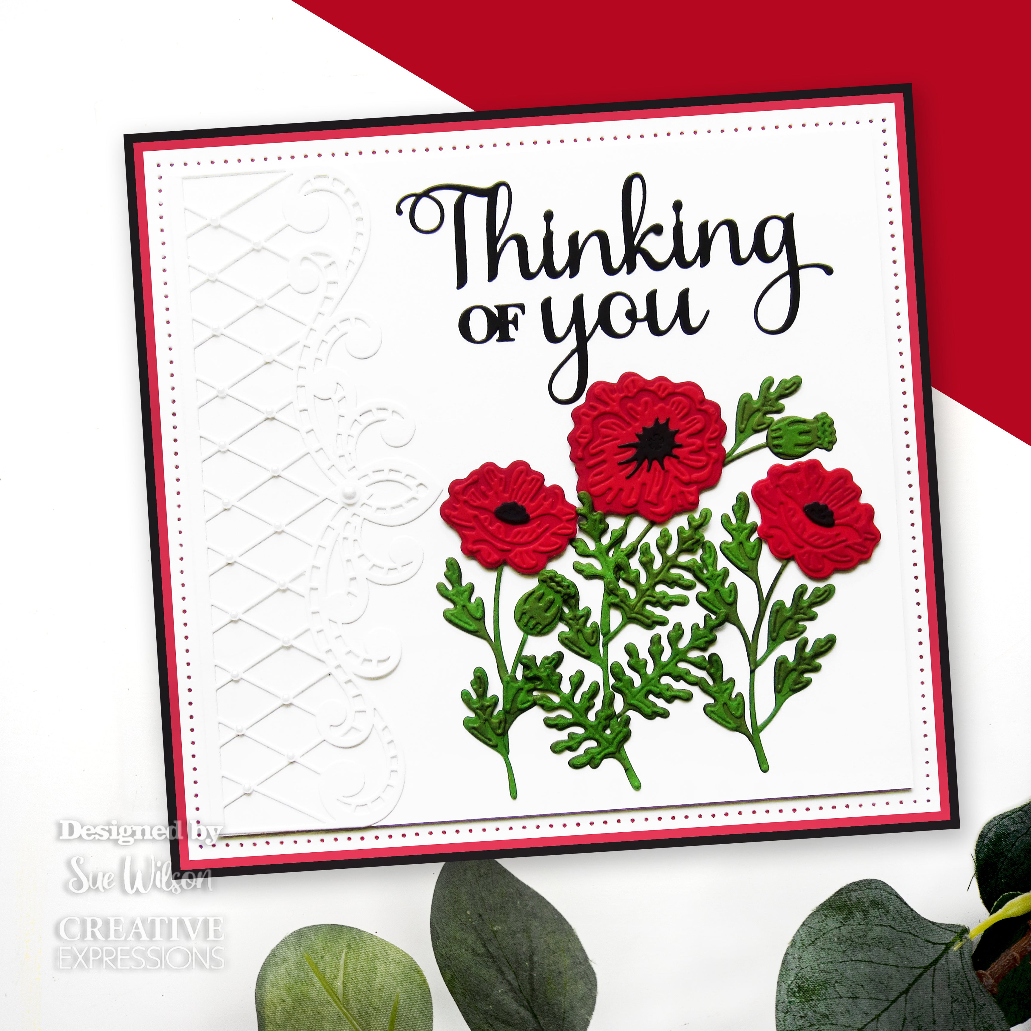 Creative Expressions Sue Wilson Layered Flowers Collection Poppy Craft Die