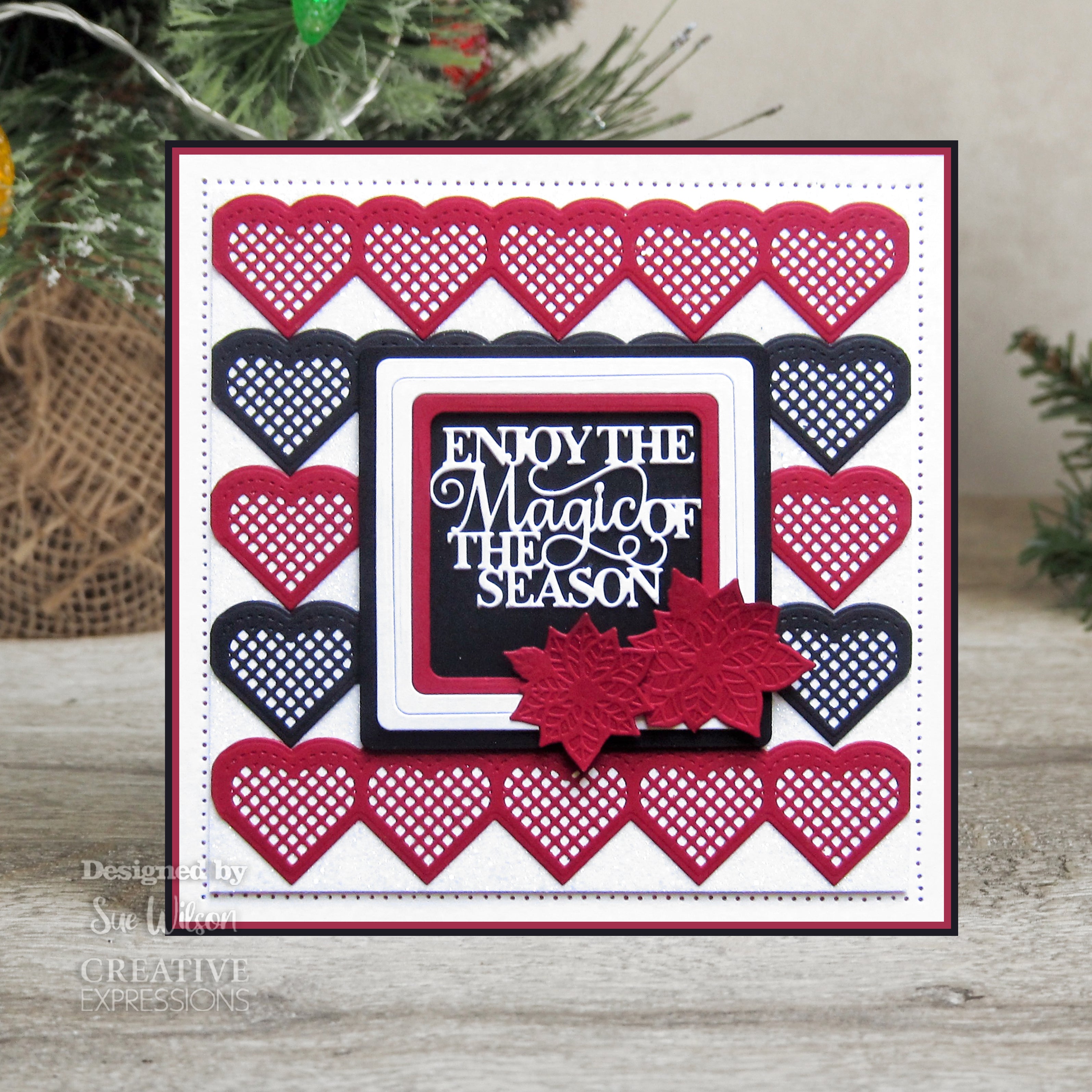 Creative Expressions Sue Wilson Festive Blustery Frame Craft Die