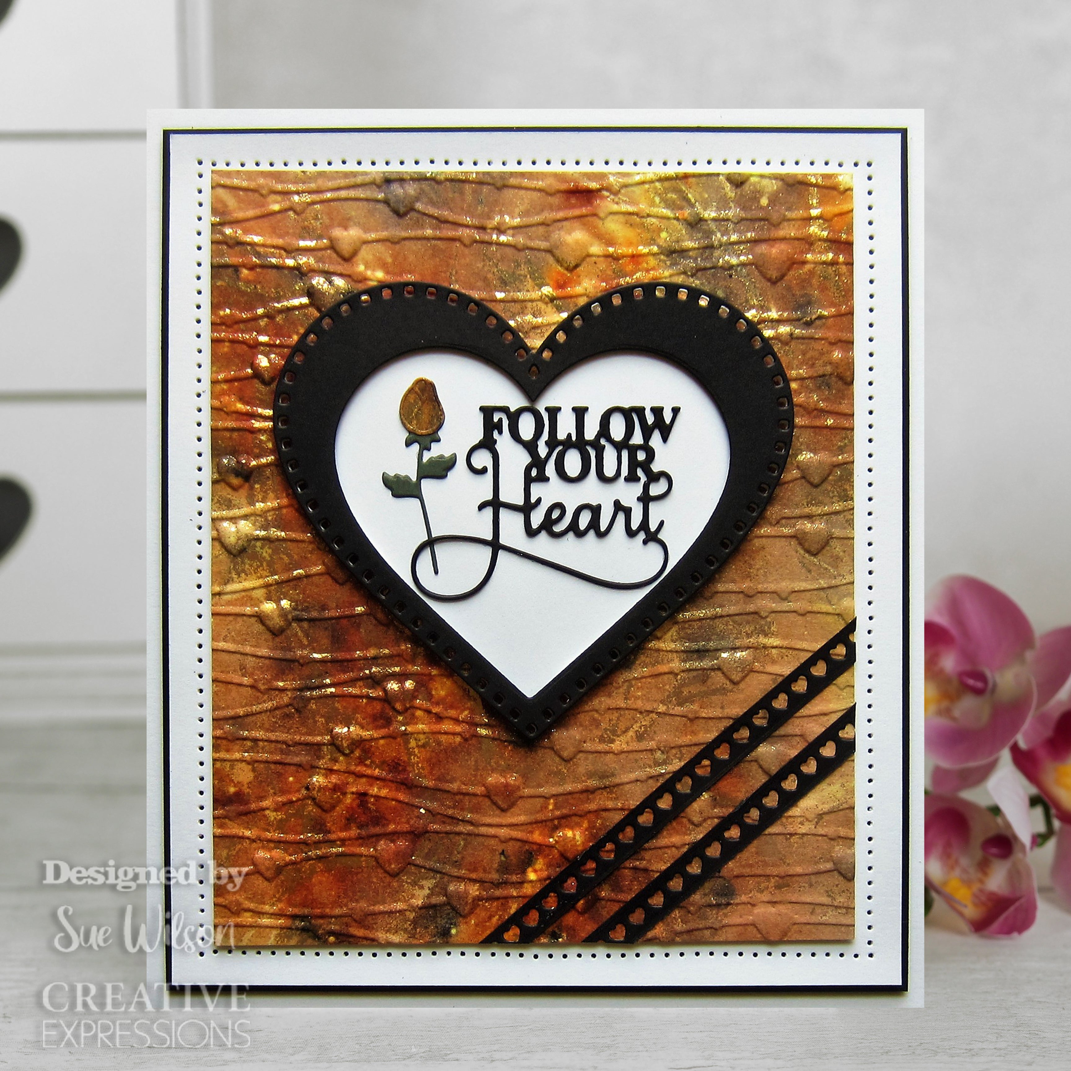 Creative Expressions Sue Wilson Mini Expressions Follow Your Heart Craft Die