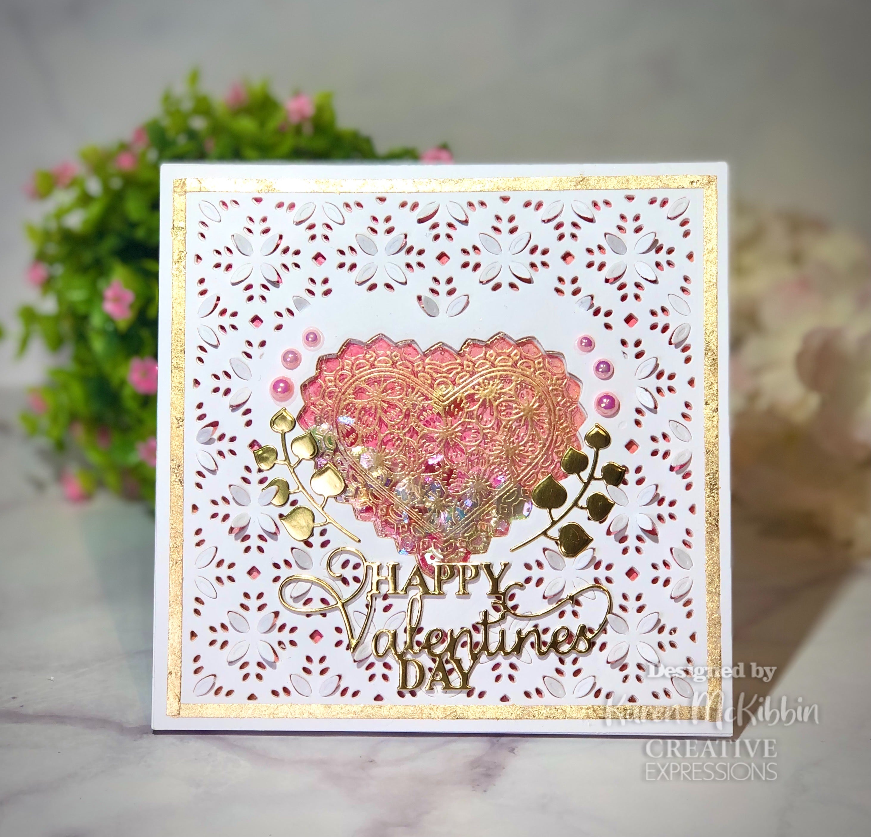 Creative Expressions Sue Wilson StampCuts Lace Heart Craft Die