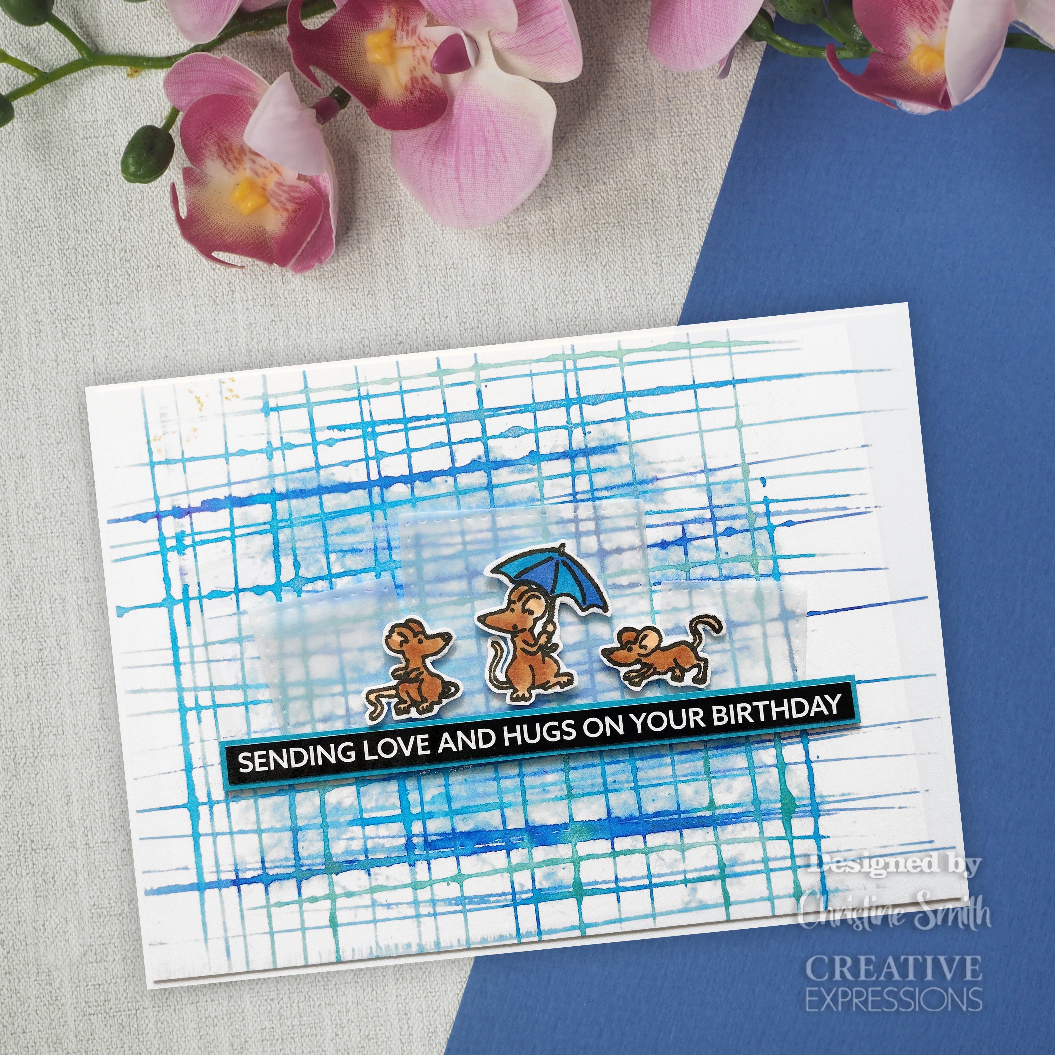 Creative Expressions Pigging Good Time 6 in x 4 in Clear Stamp Set