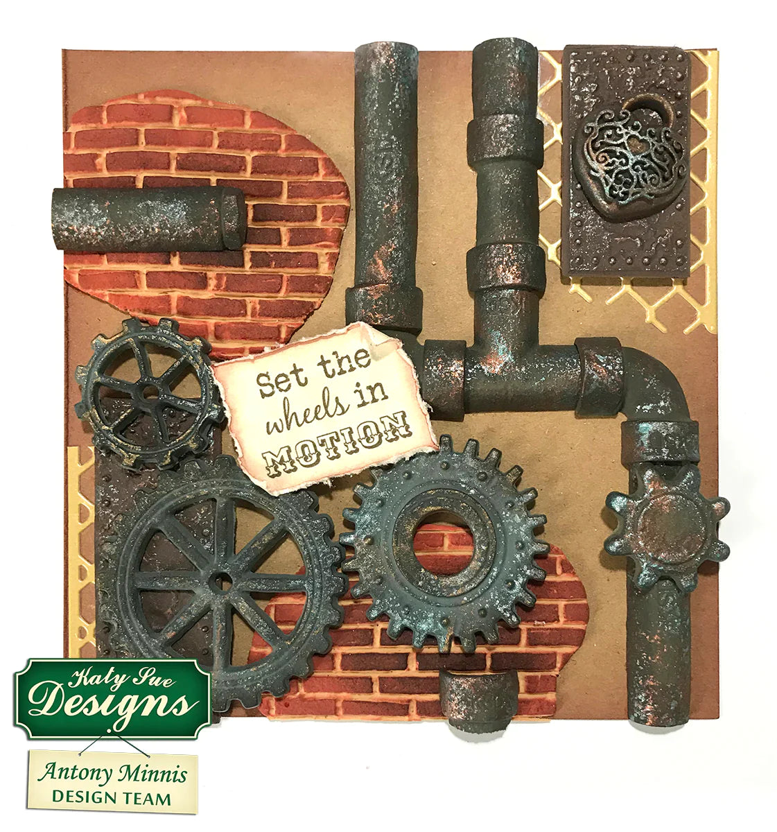 Riveted Metal Plate Silicone Mould