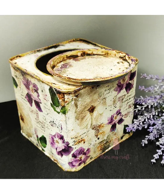 Dress My Craft Transfer Me - Violet Roses (12.5"x18.5")