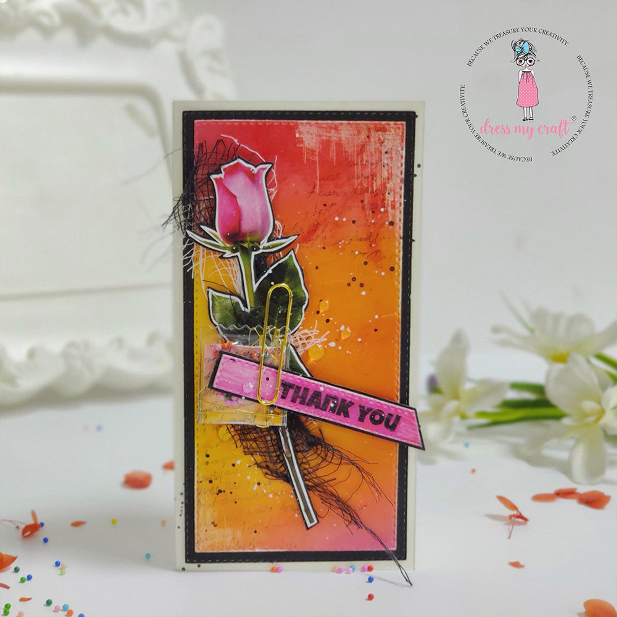 Dress My Craft Transfer Me - Watercolor Background #5