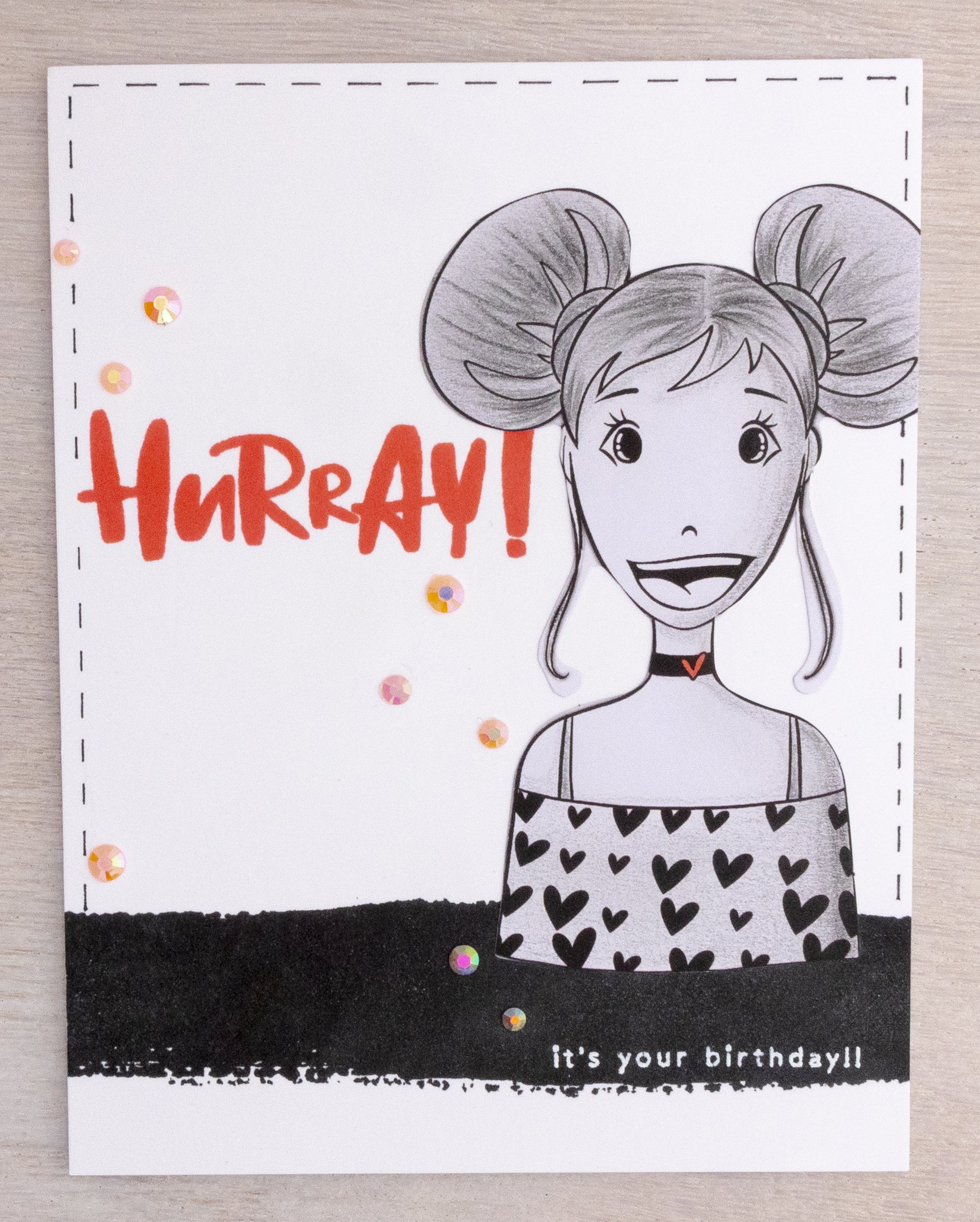 Karin Joan Clear Stamp Miranda Missees Collection 160x120mm nr.07