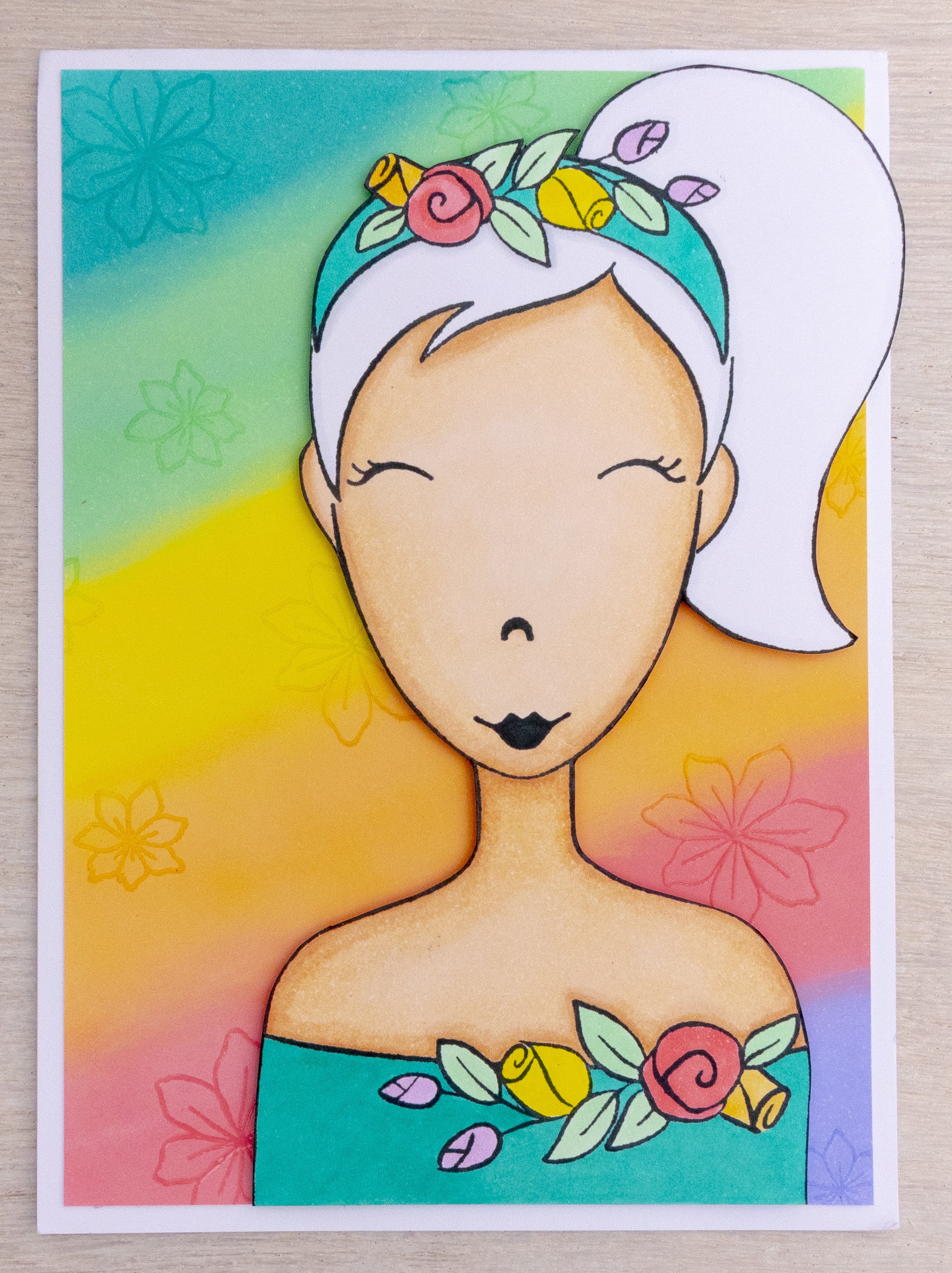 Karin Joan Clear Stamp Miranda Missees Collection 160x120mm nr.07