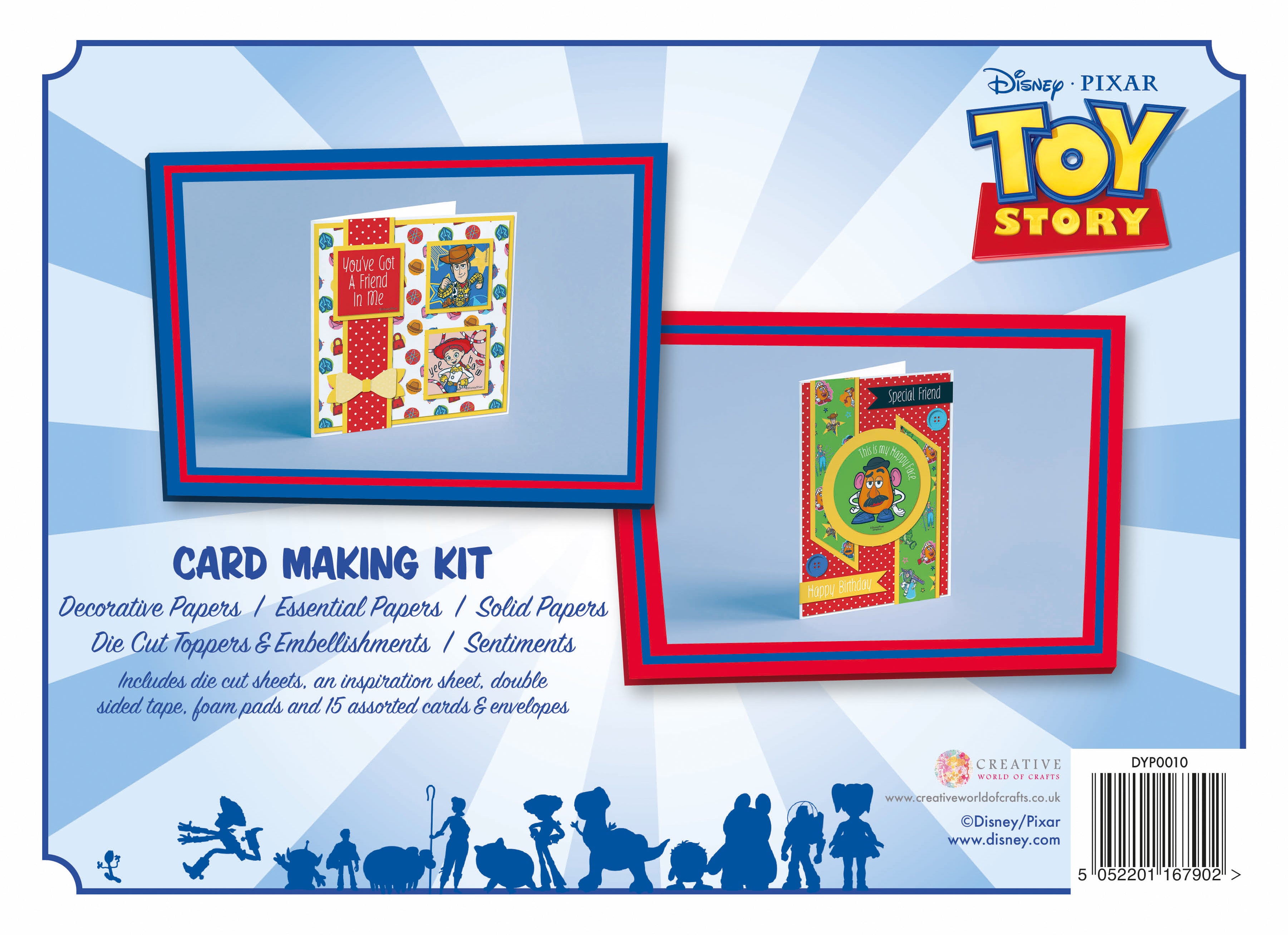Toy Story - Large Card A4 Kit