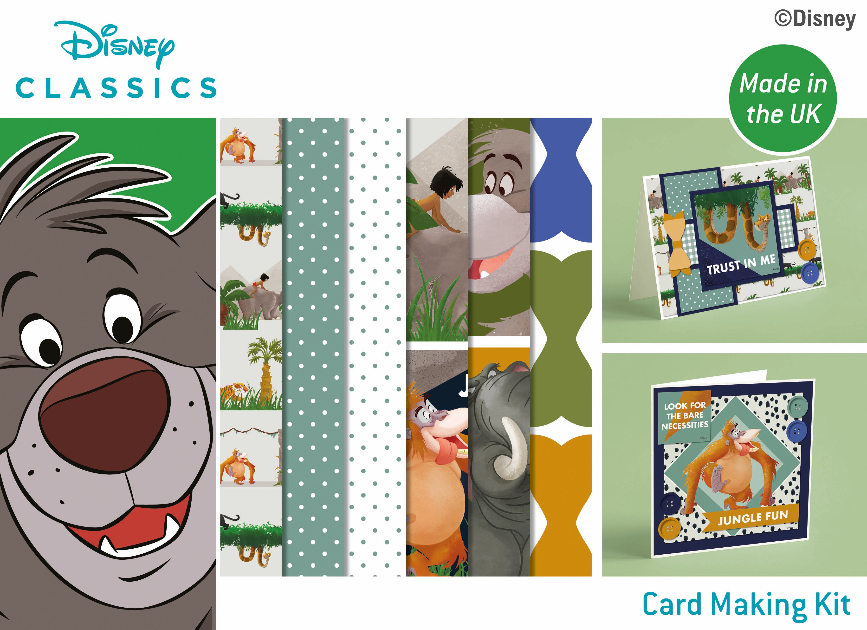 The Jungle Book - Large Card A4 Kit