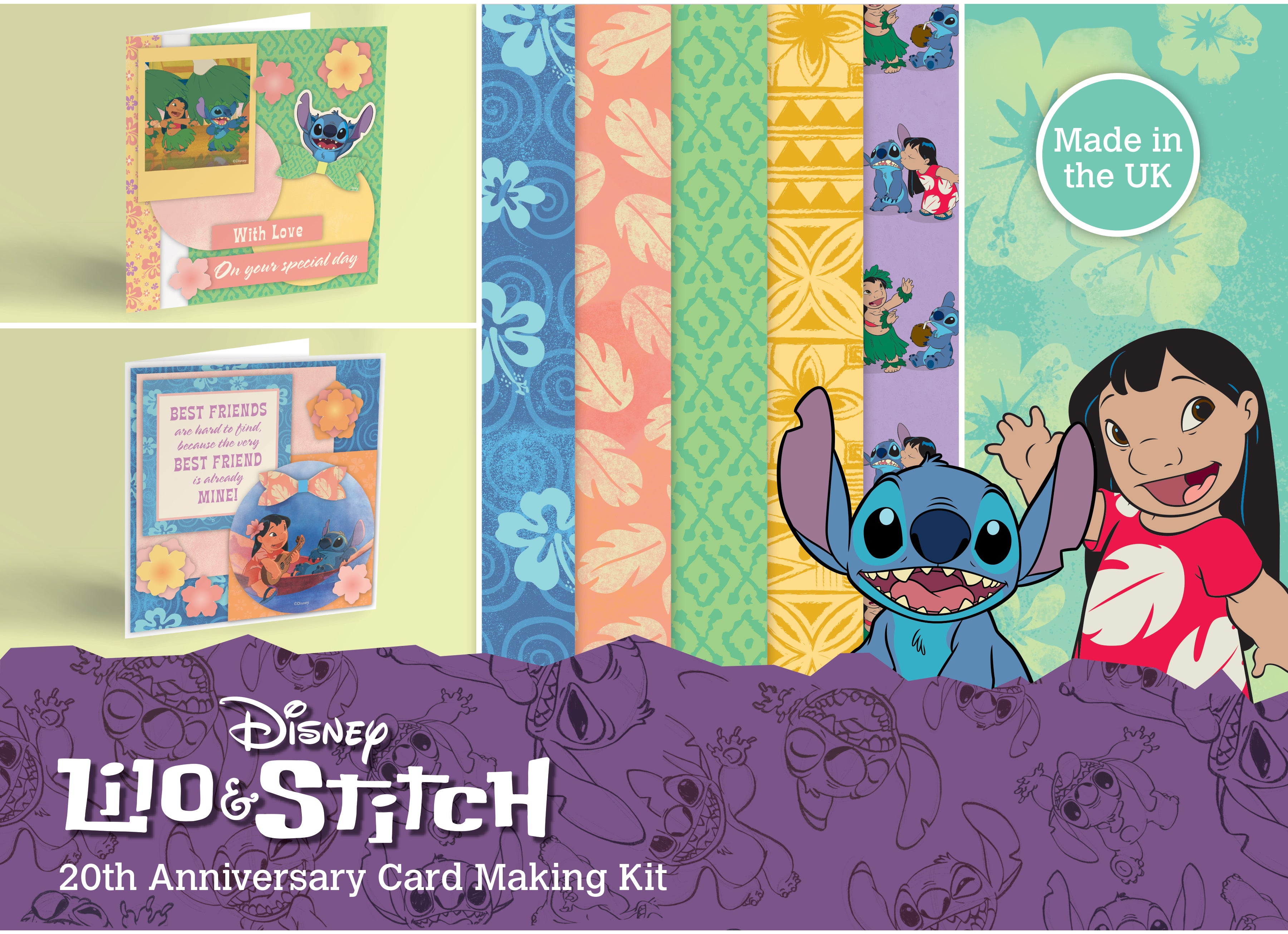 Lilo & Stitch - 20th Anniversary 8 in x 8 in Kit