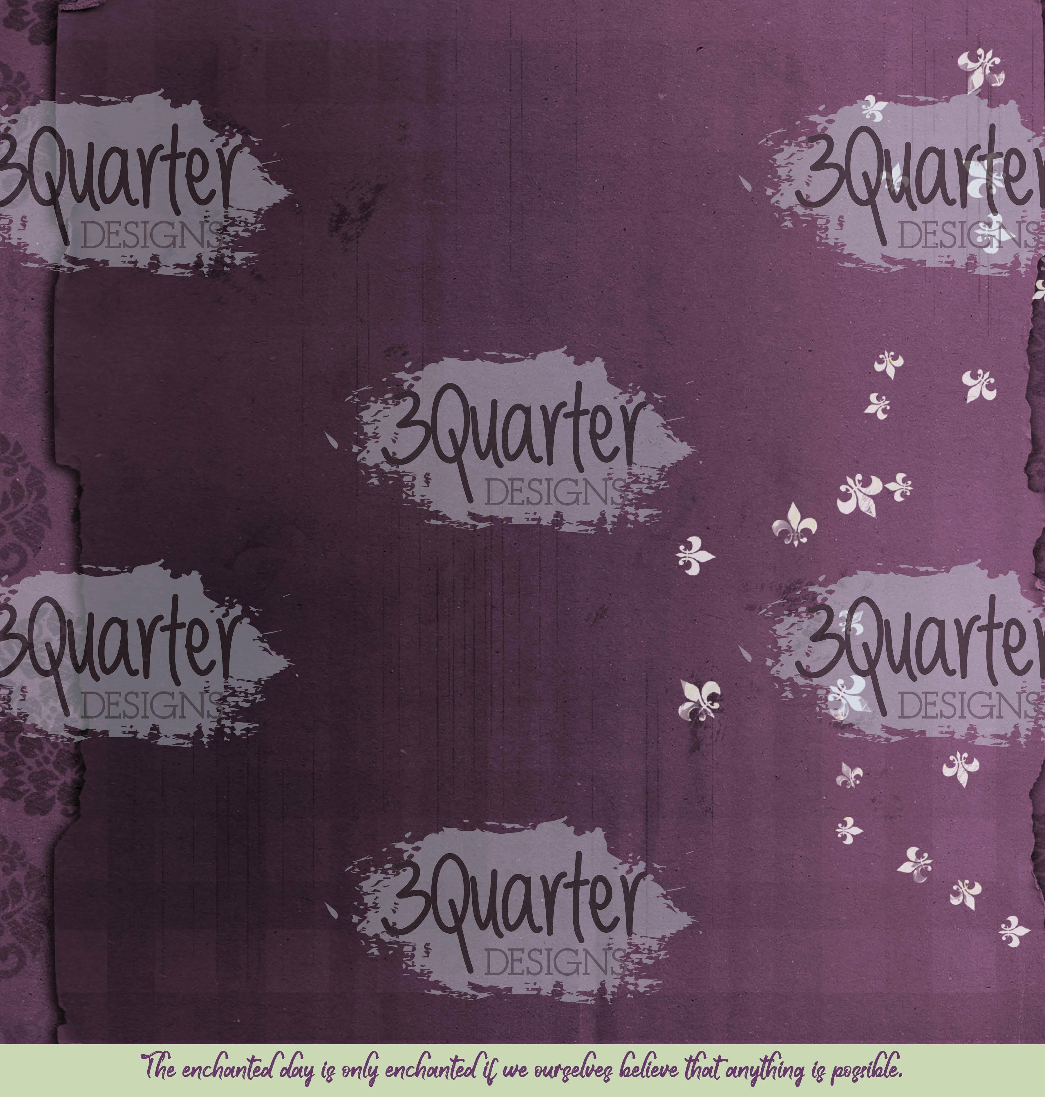 3Quarter Designs - Enchanted Amethyst - Scrapbook Collection