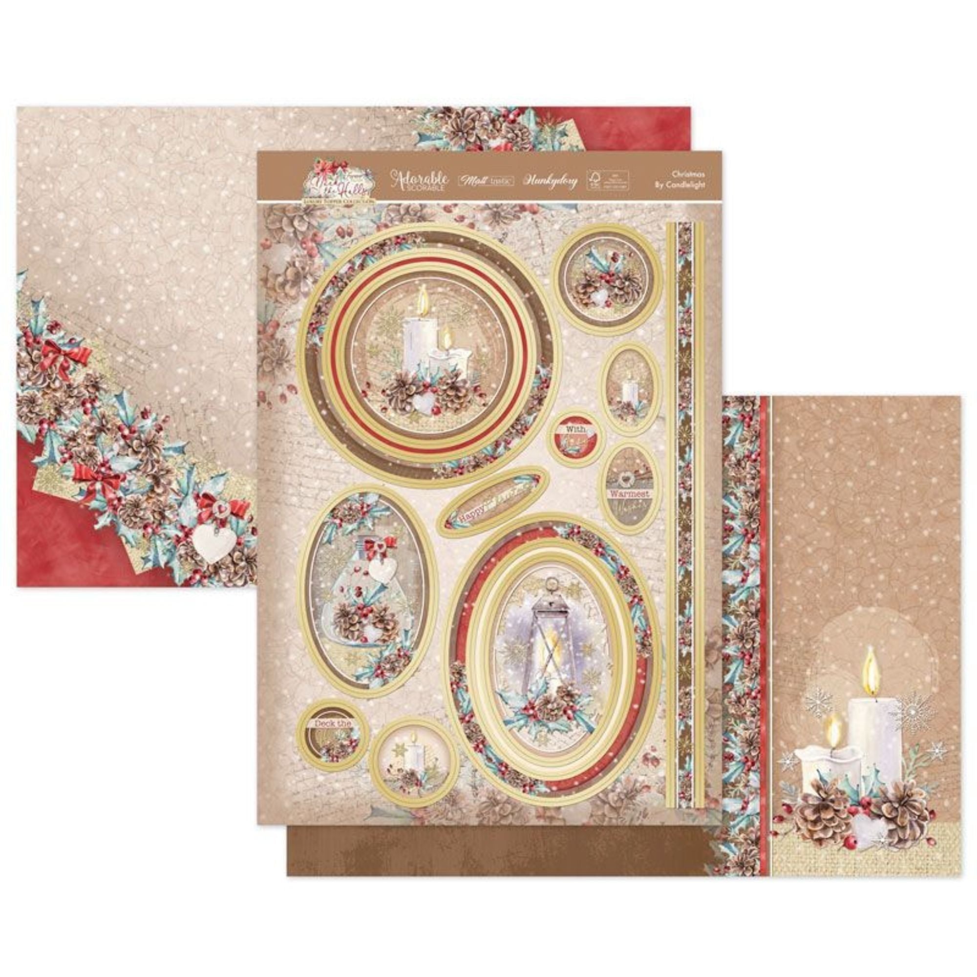 Christmas by Candlelight Luxury Topper Set