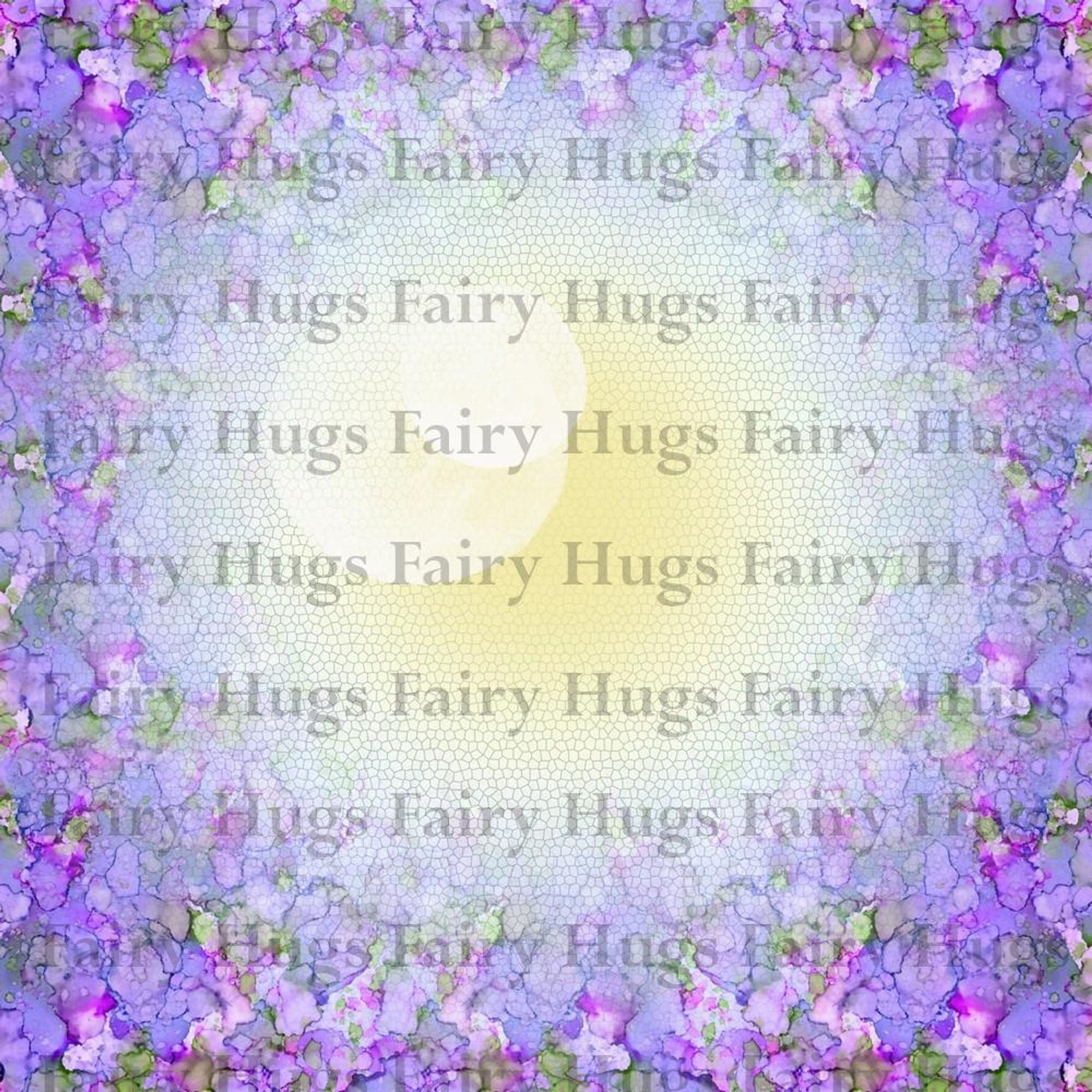 Fairy Hugs - Backgrounds - 6" x 6" - Lavendar Dilly
