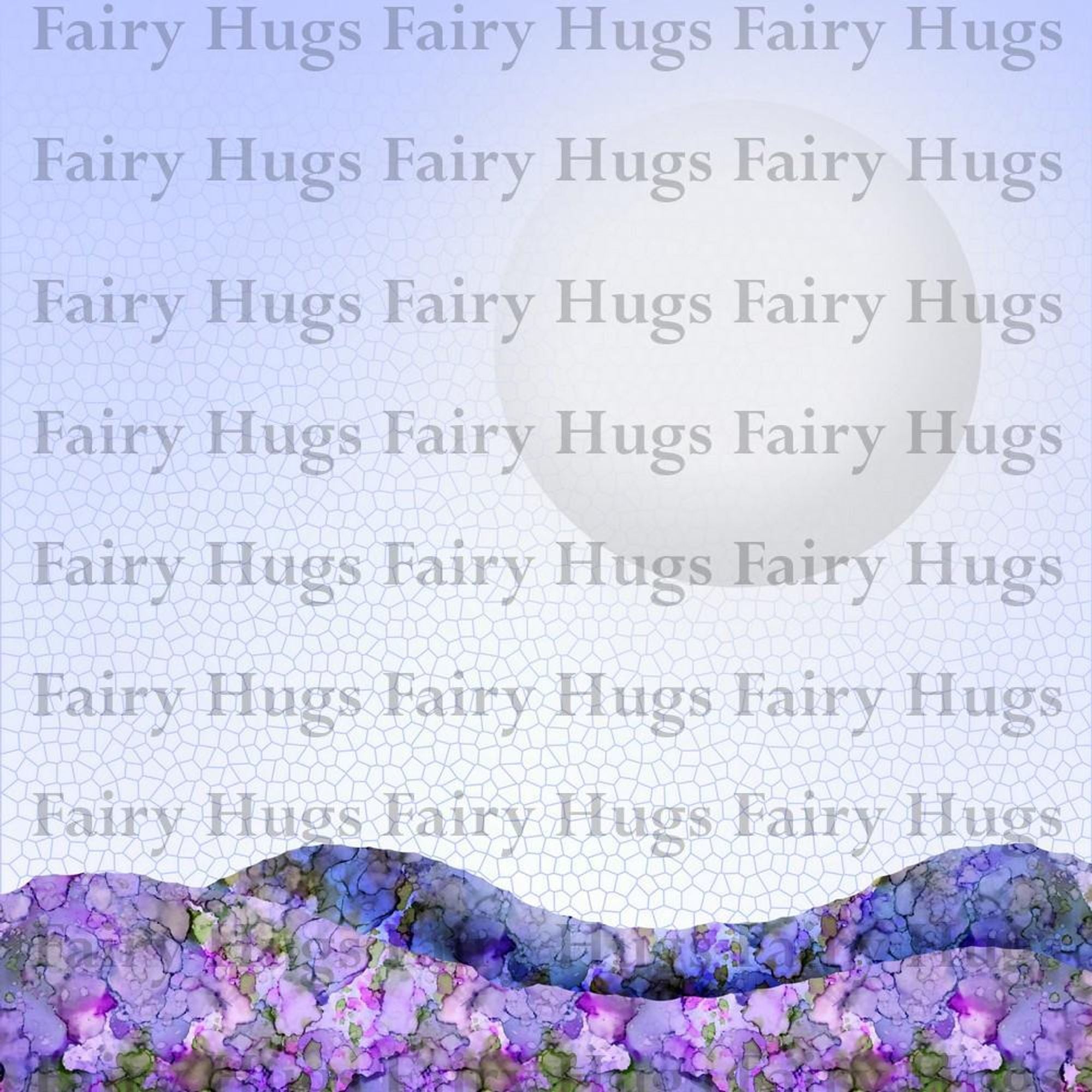Fairy Hugs - Backgrounds - 6" x 6" - Moon Light