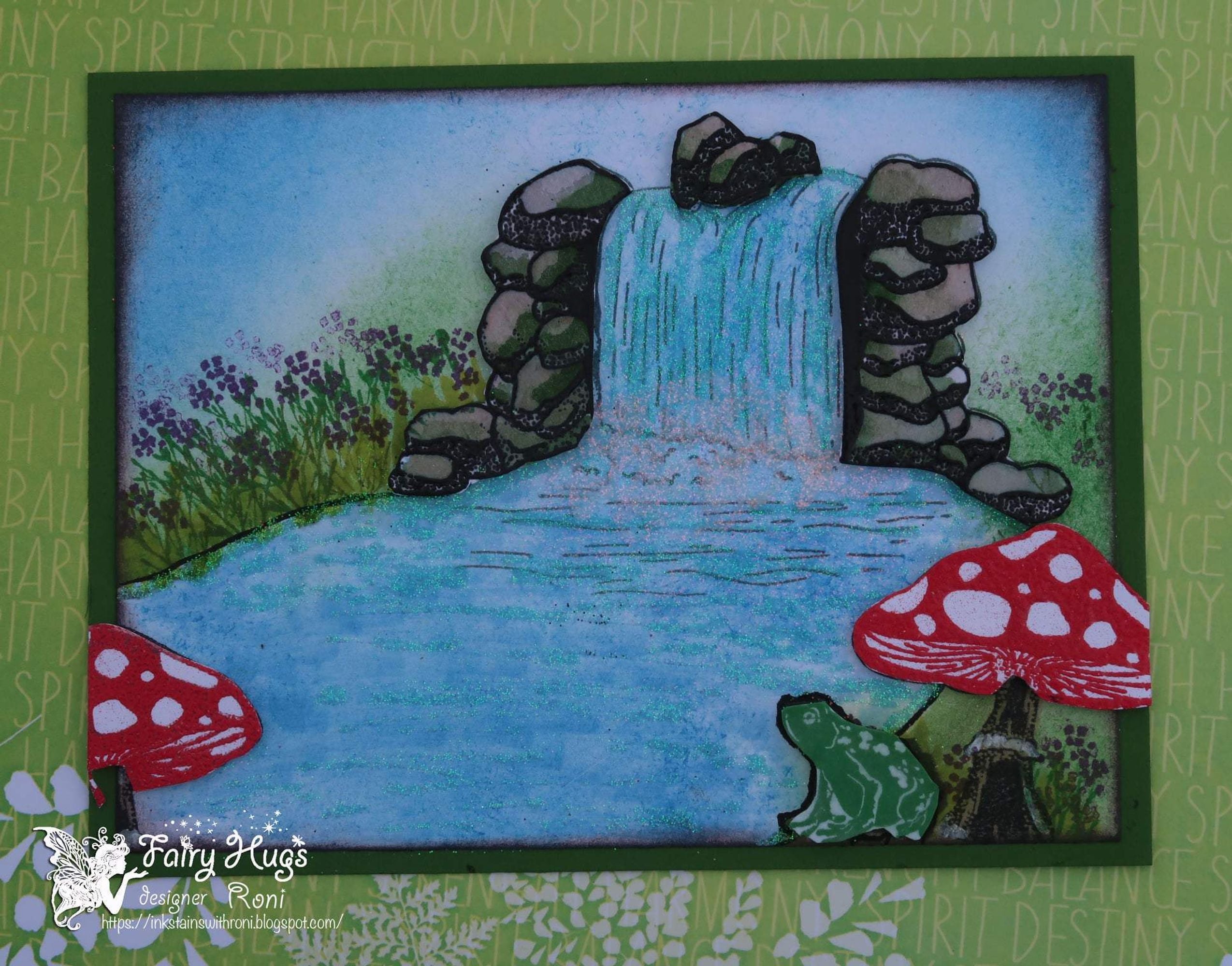 Fairy Hugs Stamps - Waterfall