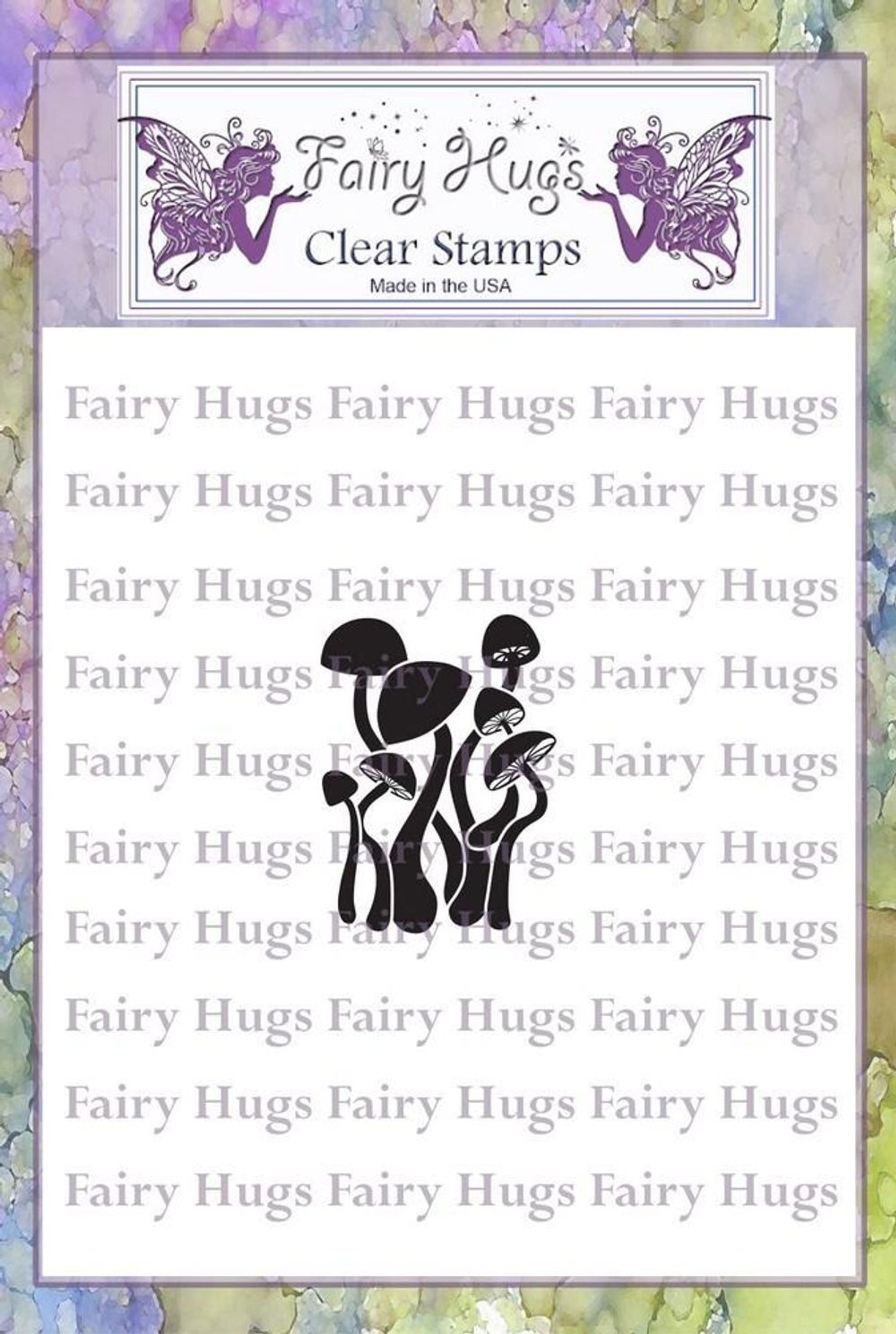 Fairy Hugs Stamps - Mini Dancing Mushrooms