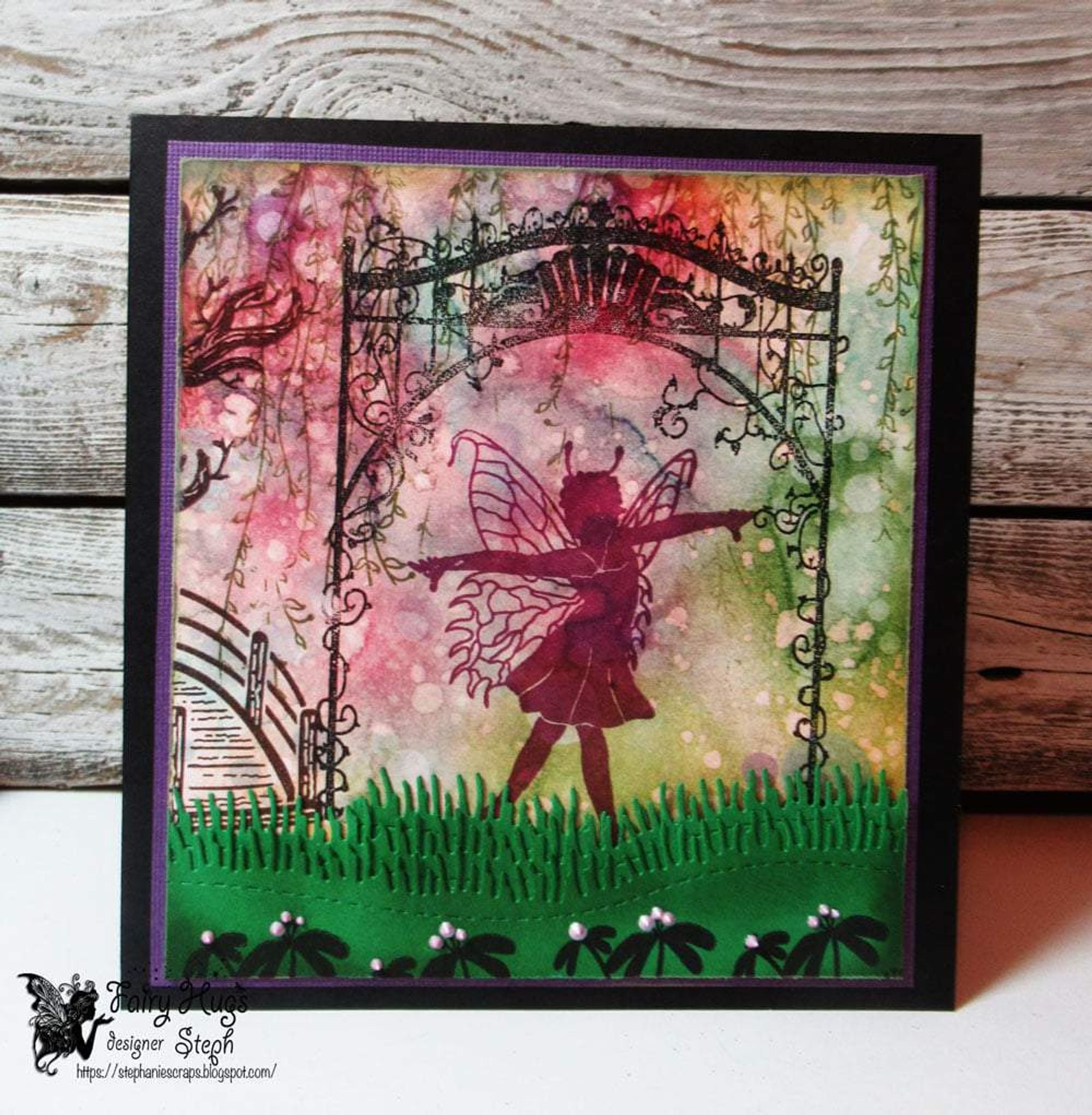 Fairy Hugs Stamps - Whimsical Flower Cluster